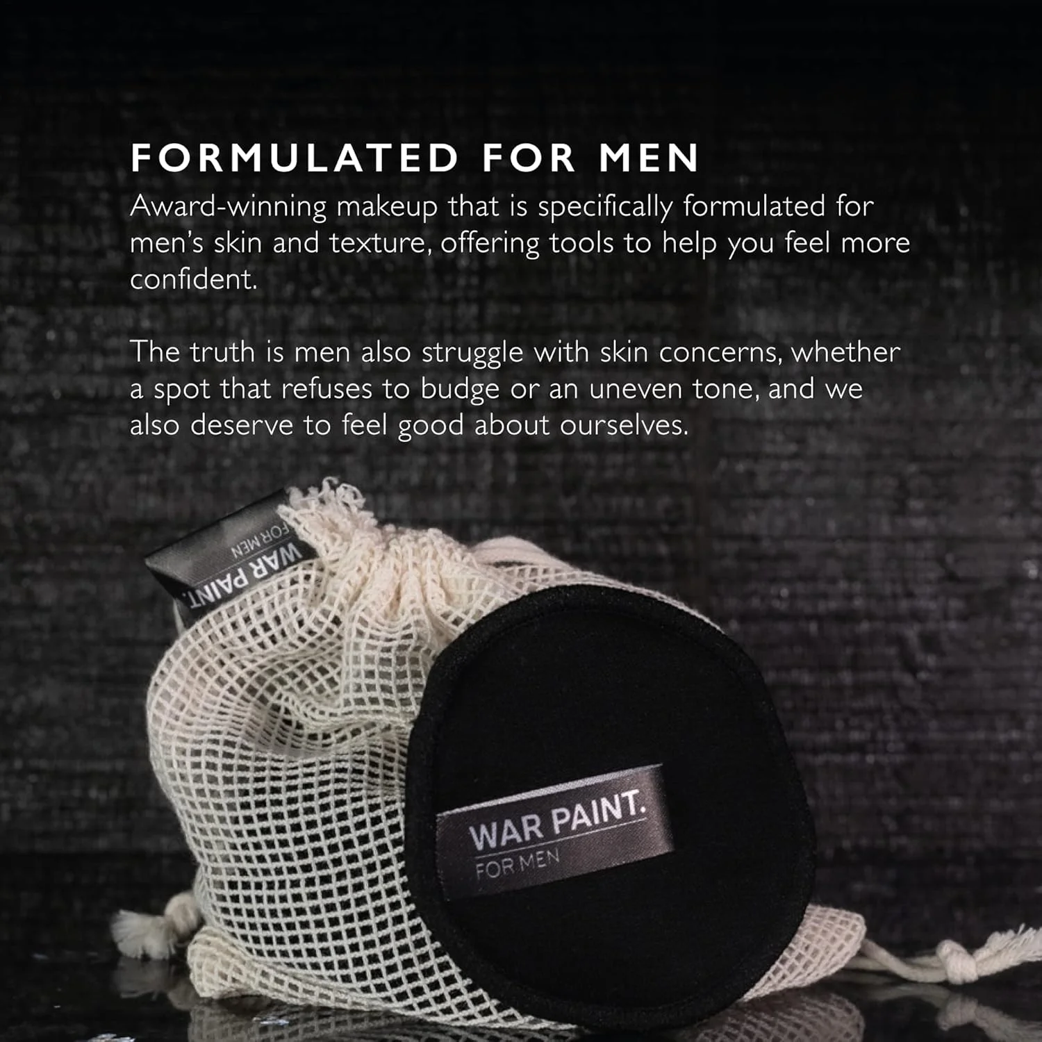 پدهای پاک کننده آرایش بامبو و پنبه قابل استفاده مجدد War Paint for Men - وگان و بدون تست حیوانی - محصول پاک کننده آرایش برای مردان - بسته 8 عددی پدهای پاک کننده آرایش بامبو و پنبه قابل استفاده مجدد War Paint for Men - وگان و بدون تست حیوانی - محصول پاک کننده آرایش برای مردان - بسته 8 عددی