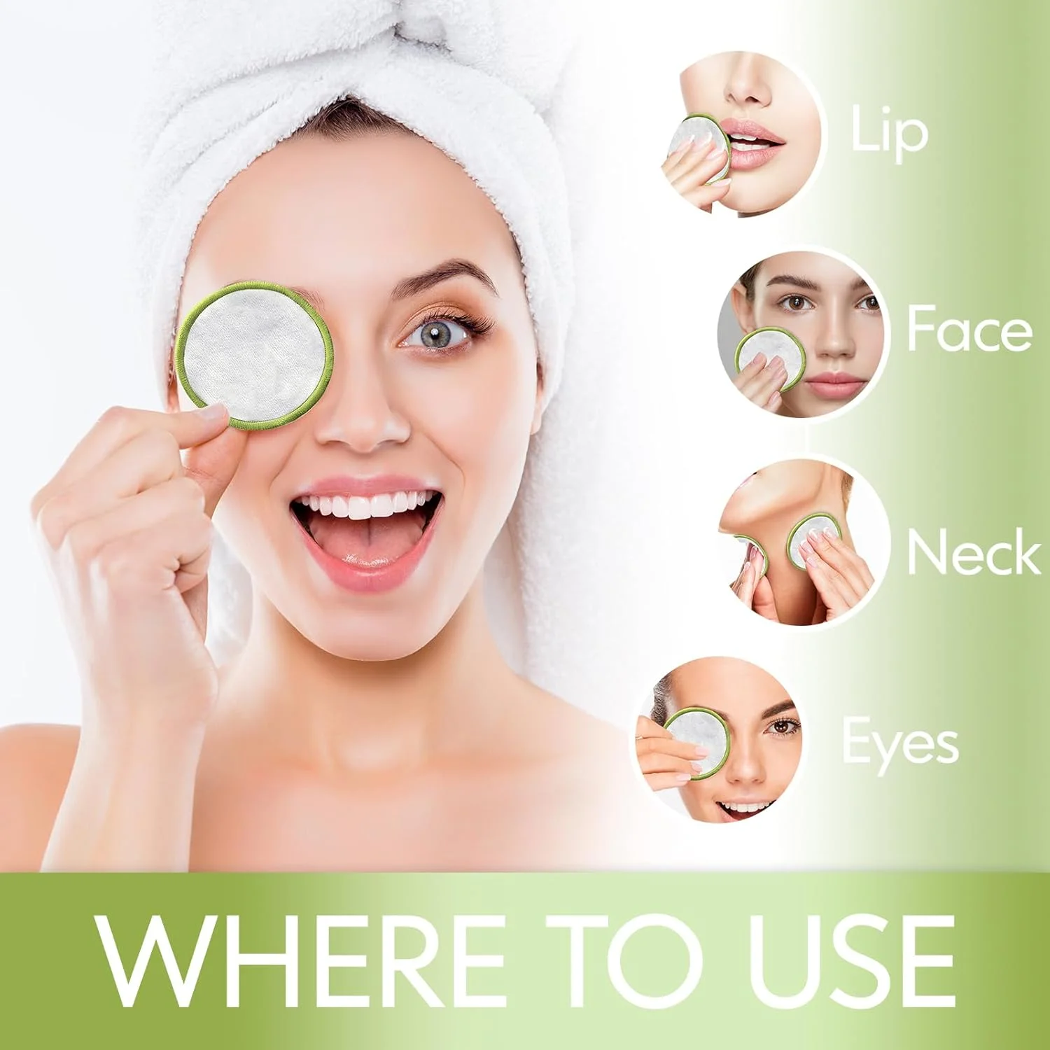 پدهای پاک کننده آرایش قابل استفاده مجدد Sopurrrdy (بسته 28 عددی) به همراه کیسه لباسشویی قابل شستشو و جعبه گرد برای نگهداری، پدهای پنبه ای بامبو قابل استفاده مجدد برای انواع پوست، پدهای پنبه ای بامبو سازگار با محیط زیست پدهای پاک کننده آرایش قابل استفاده مجدد Sopurrrdy (بسته 28 عددی) به همراه کیسه لباسشویی قابل شستشو و جعبه گرد برای نگهداری، پدهای پنبه ای بامبو قابل استفاده مجدد برای انواع پوست، پدهای پنبه ای بامبو سازگار با محیط زیست