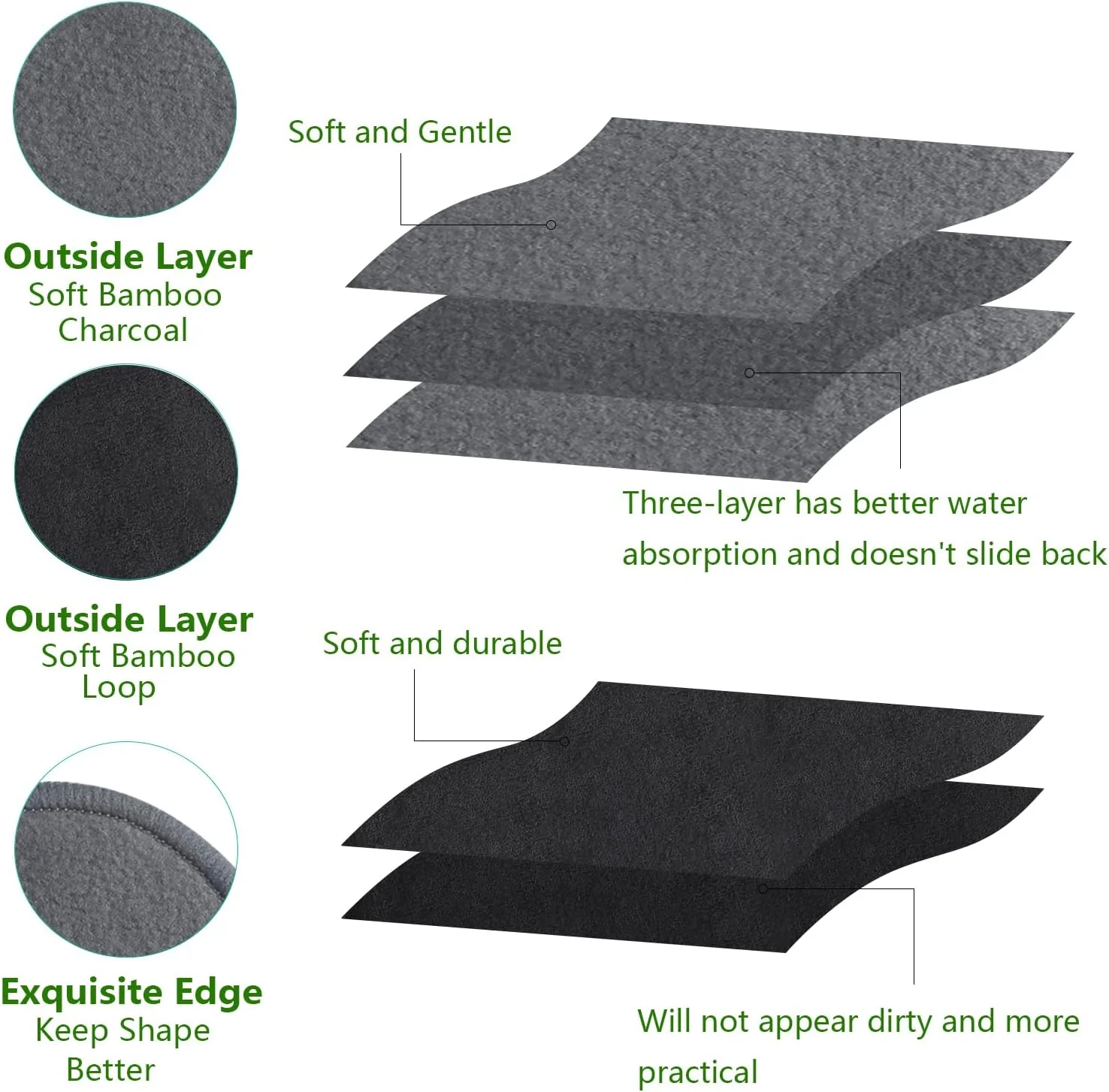 پدهای پاک کننده آرایش قابل استفاده مجدد Sopurrrdy - بسته 20 عددی با کیسه لباسشویی - پدهای نرم و مشکی پنبه ای قابل استفاده مجدد برای صورت - پدهای بامبو پنبه ای قابل شستشو - پدهای پنبه ای - پدهای صورت قابل استفاده مجدد… پدهای پاک کننده آرایش قابل استفاده مجدد Sopurrrdy - بسته 20 عددی با کیسه لباسشویی - پدهای نرم و مشکی پنبه ای قابل استفاده مجدد برای صورت - پدهای بامبو پنبه ای قابل شستشو - پدهای پنبه ای - پدهای صورت قابل استفاده مجدد…