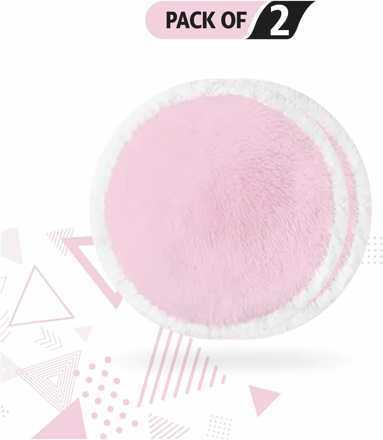 پدهای پاک کننده آرایش صورت قابل استفاده مجدد، سازگار با محیط زیست، فوق العاده نرم، پاک کننده آرایش برای صورت، چشم ها و لب ها، دستمال مرطوب بامبو طبیعی ارگانیک قابل شستشو برای انواع پوست (بسته 2 عددی)