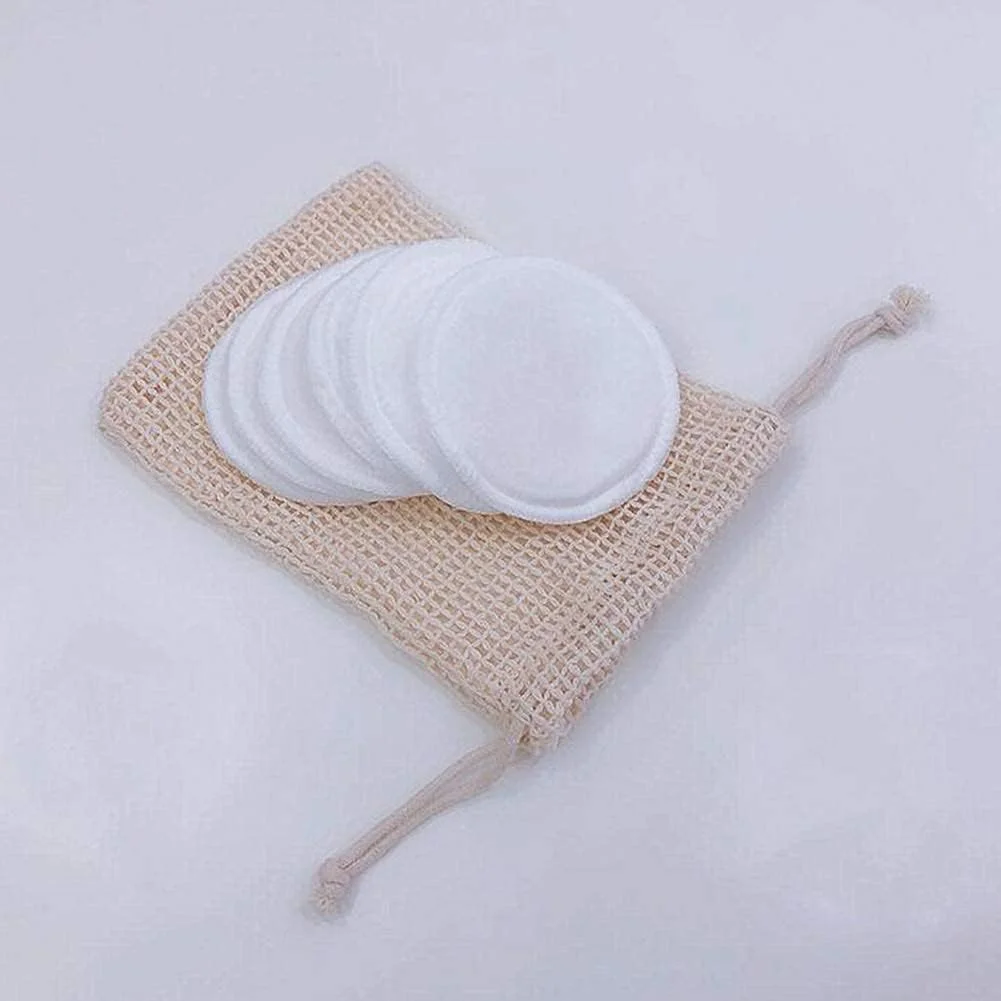 پدهای پاک کننده آرایش قابل استفاده مجدد، قابل حمل، دو طرفه، 3 لایه، پد پاک کننده آرایش مخملی بامبو، پارچه های شستشوی صورت قابل شستشو با دستکش، 1 ست سفید پدهای پاک کننده آرایش قابل استفاده مجدد، قابل حمل، دو طرفه، 3 لایه، پد پاک کننده آرایش مخملی بامبو، پارچه های شستشوی صورت قابل شستشو با دستکش، 1 ست سفید