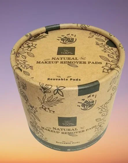 پدهای پاک کننده آرایش چندبار مصرف، بسته 10 عددی با کیسه لباسشویی قابل شستشو و جعبه گرد، بامبو سازگار با محیط زیست و پنبه ارگانیک پدهای پاک کننده آرایش چندبار مصرف، بسته 10 عددی با کیسه لباسشویی قابل شستشو و جعبه گرد، بامبو سازگار با محیط زیست و پنبه ارگانیک