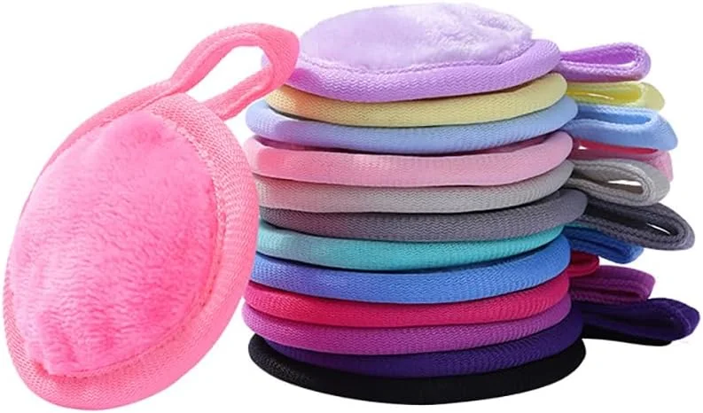 پدهای پاک کننده آرایش چندبار مصرف Namzi - بسته 10 عددی پارچه های پاک کننده آرایش چندبار مصرف - پدهای صورت چندبار مصرف، پاک کننده آرایش برای انواع پوست - پارچه های صورت پاک کننده آرایش میکروفایبر قابل شستشو، مشکی، A14