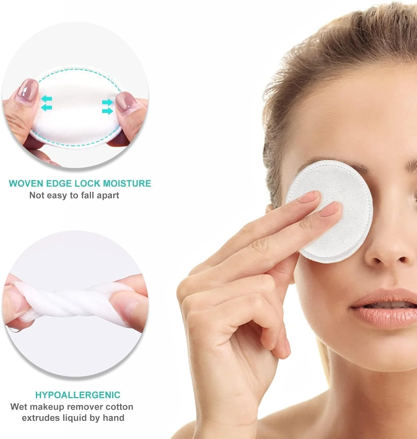 MostNow Reusable Makeup Remover Pads, 5 Packs Washable Organic Bamboo Reusable Cotton Rounds for All Skin Types & Toner with Laundry Bag, Eco Friendly Zero Waste Reusable Cotton Pads for Woman MostNow Reusable Makeup Remover Pads, 5 Packs Washable Organic Bamboo Reusable Cotton Rounds for All Skin Types & Toner with Laundry Bag, Eco Friendly Zero Waste Reusable Cotton Pads for Woman