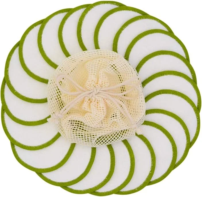 Minasuki 20 Pack Reusable Makeup Remover Pads - Bamboo Reusable Cotton Rounds for Toner, Washable Eco-Friendly Pads for All Skin Types with Cotton Laundry Bag Minasuki 20 Pack Reusable Makeup Remover Pads - Bamboo Reusable Cotton Rounds for Toner, Washable Eco-Friendly Pads for All Skin Types with Cotton Laundry Bag