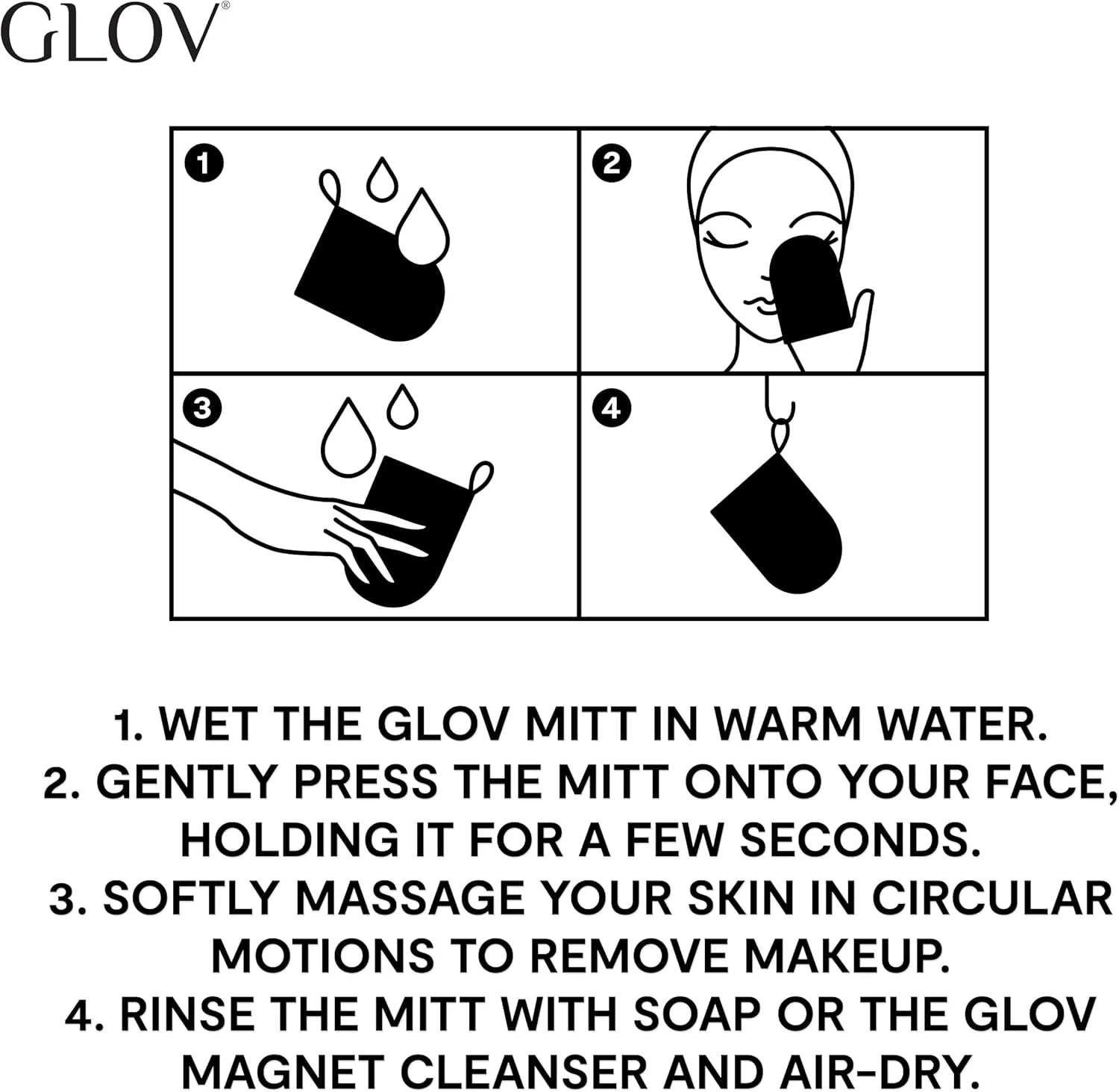 دستمال پاک کننده آرایش صورت GLOV Hydro Demaquillage مدل On The Go، عاجی دستمال پاک کننده آرایش صورت GLOV Hydro Demaquillage مدل On The Go، عاجی
