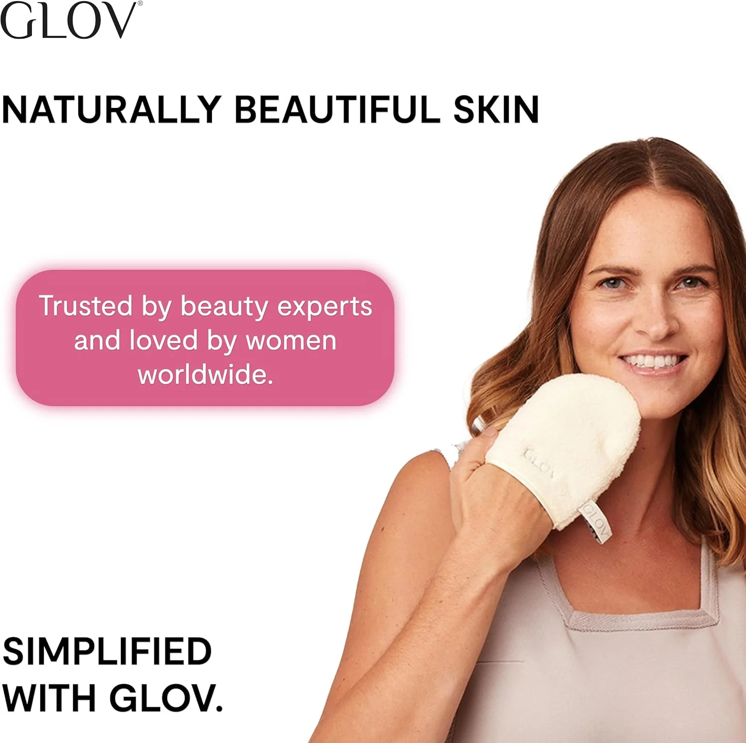 دستمال پاک کننده آرایش صورت GLOV Hydro Demaquillage مدل On The Go، عاجی دستمال پاک کننده آرایش صورت GLOV Hydro Demaquillage مدل On The Go، عاجی