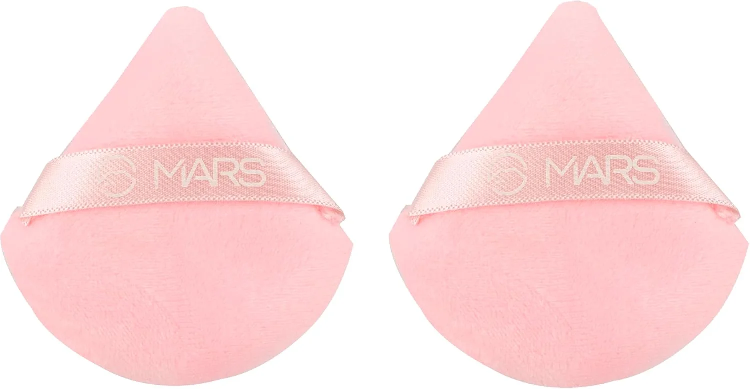 پد پودر آرایشی طرح پیتزا MARS | نوک دقیق برای استفاده | کاربرد چند منظوره | جمع و جور و مناسب مسافرت | زیبایی سرگرم کننده | تمیز کردن آسان | بسته 2 عددی