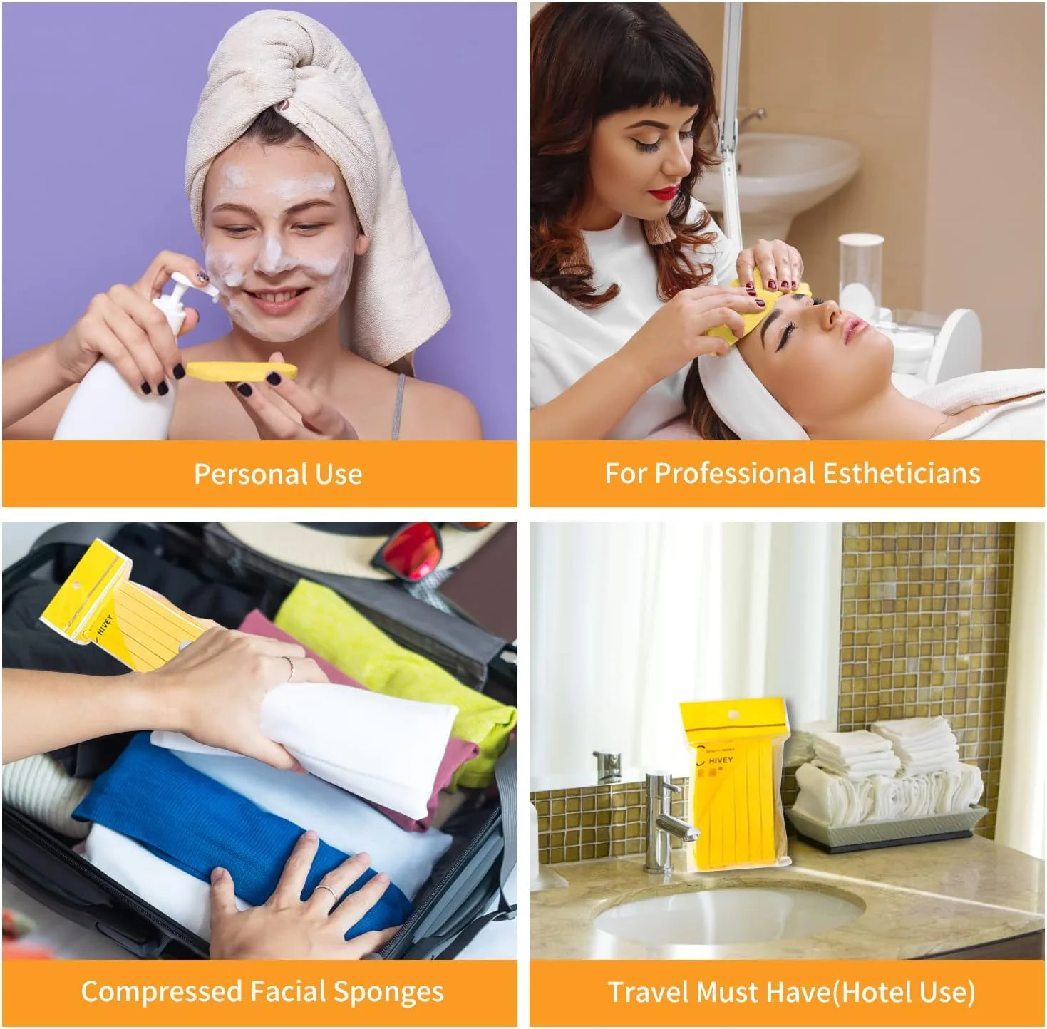 پدهای پاک کننده صورت eyxformula برای تمیز کردن، 48 عدد پد اسفنجی فشرده گرد برای پاک کردن آرایش، پدهای شستشوی قابل حمل، لوازم آرایشی قابل استفاده مجدد برای پاک کننده صورت پدهای پاک کننده صورت eyxformula برای تمیز کردن، 48 عدد پد اسفنجی فشرده گرد برای پاک کردن آرایش، پدهای شستشوی قابل حمل، لوازم آرایشی قابل استفاده مجدد برای پاک کننده صورت