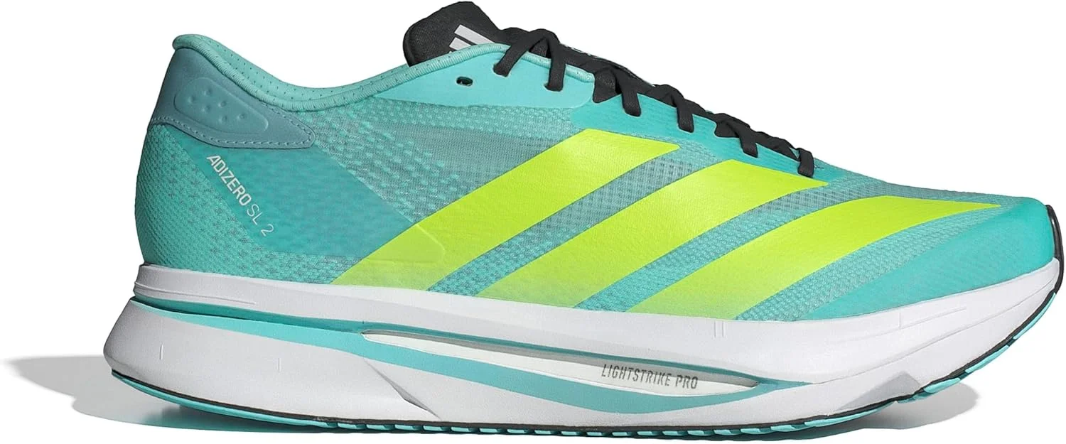 کفش های دویدن مردانه آدیداس Adizero SL2 مدل Road Flash Aqua سایز 7 انگلستان