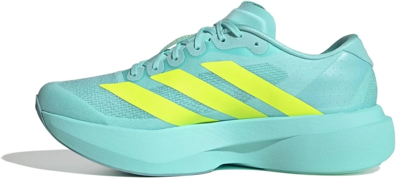 کفش مردانه آدیداس Adizero EVO SL مخصوص دویدن در جاده، فلاش آکوا، سایز 11 انگلستان کفش مردانه آدیداس Adizero EVO SL مخصوص دویدن در جاده، فلاش آکوا، سایز 11 انگلستان
