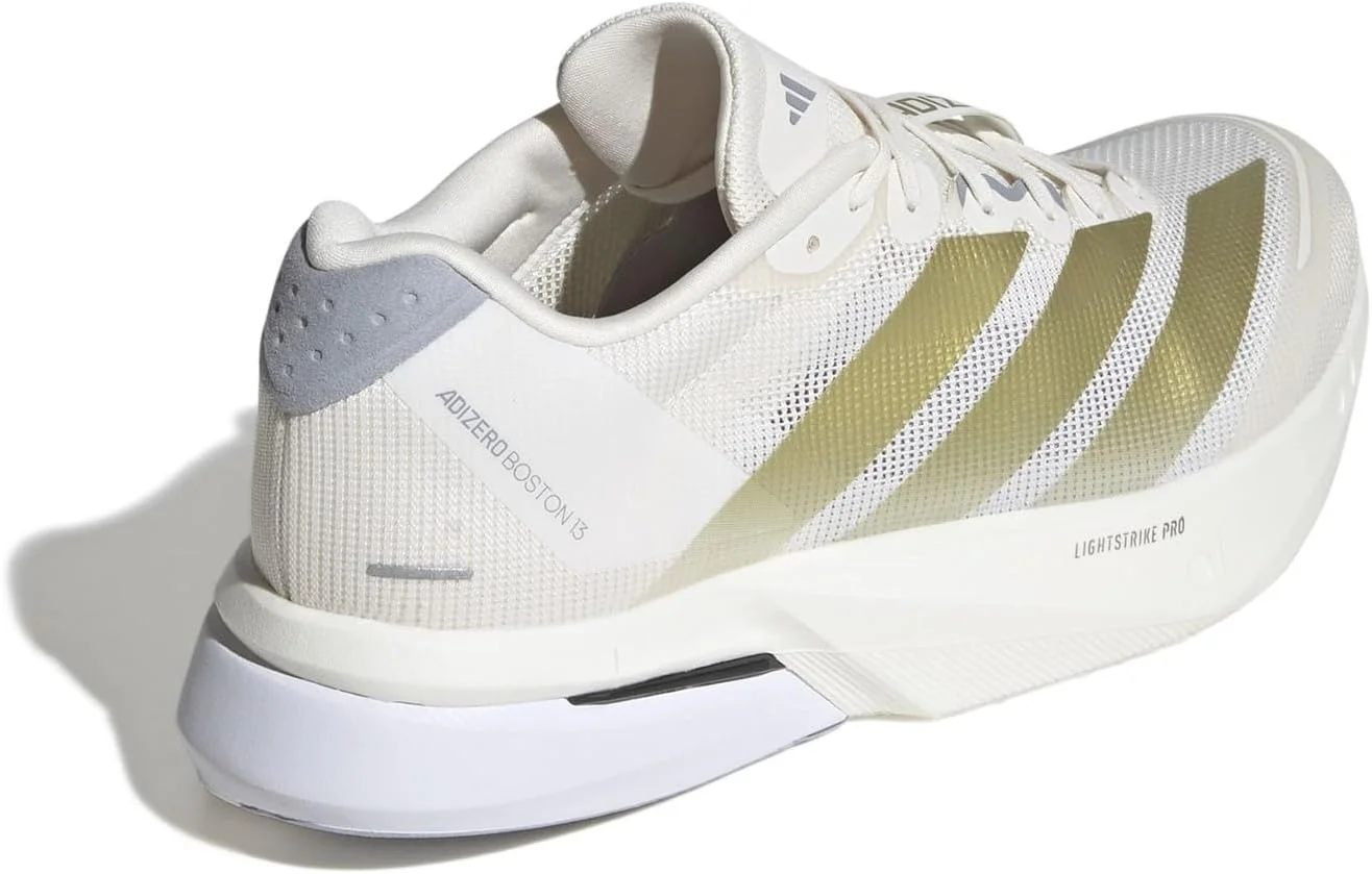 کفش های دویدن مردانه آدیداس آدیزرو بوستون 13 سفید/طلایی/نقره ای سایز 9 انگلستان