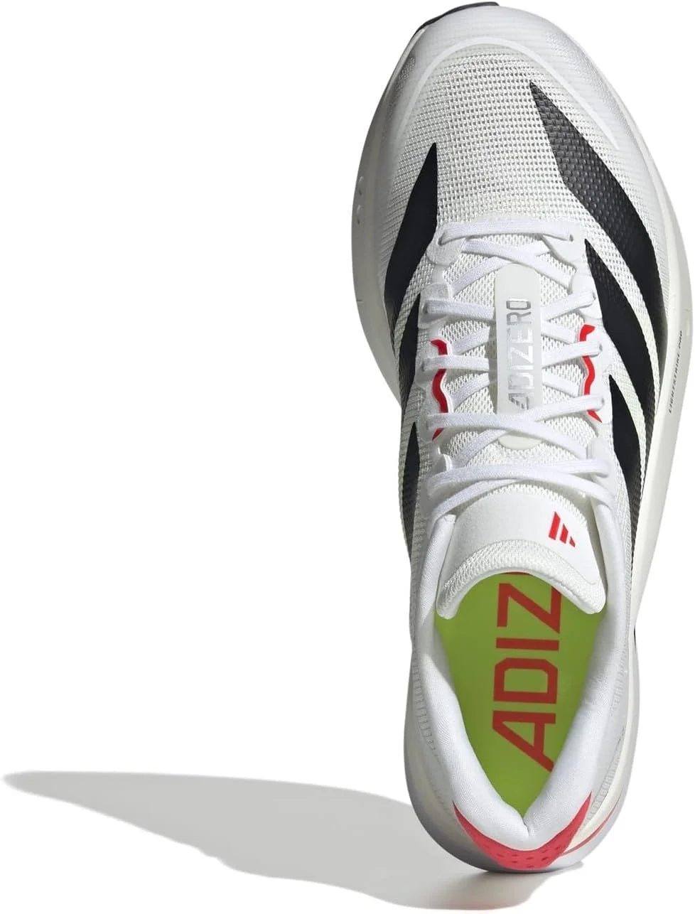 کفش های دویدن مردانه آدیداس آدیزرو بوستون 13 سفید/قرمز سایز 12 انگلستان