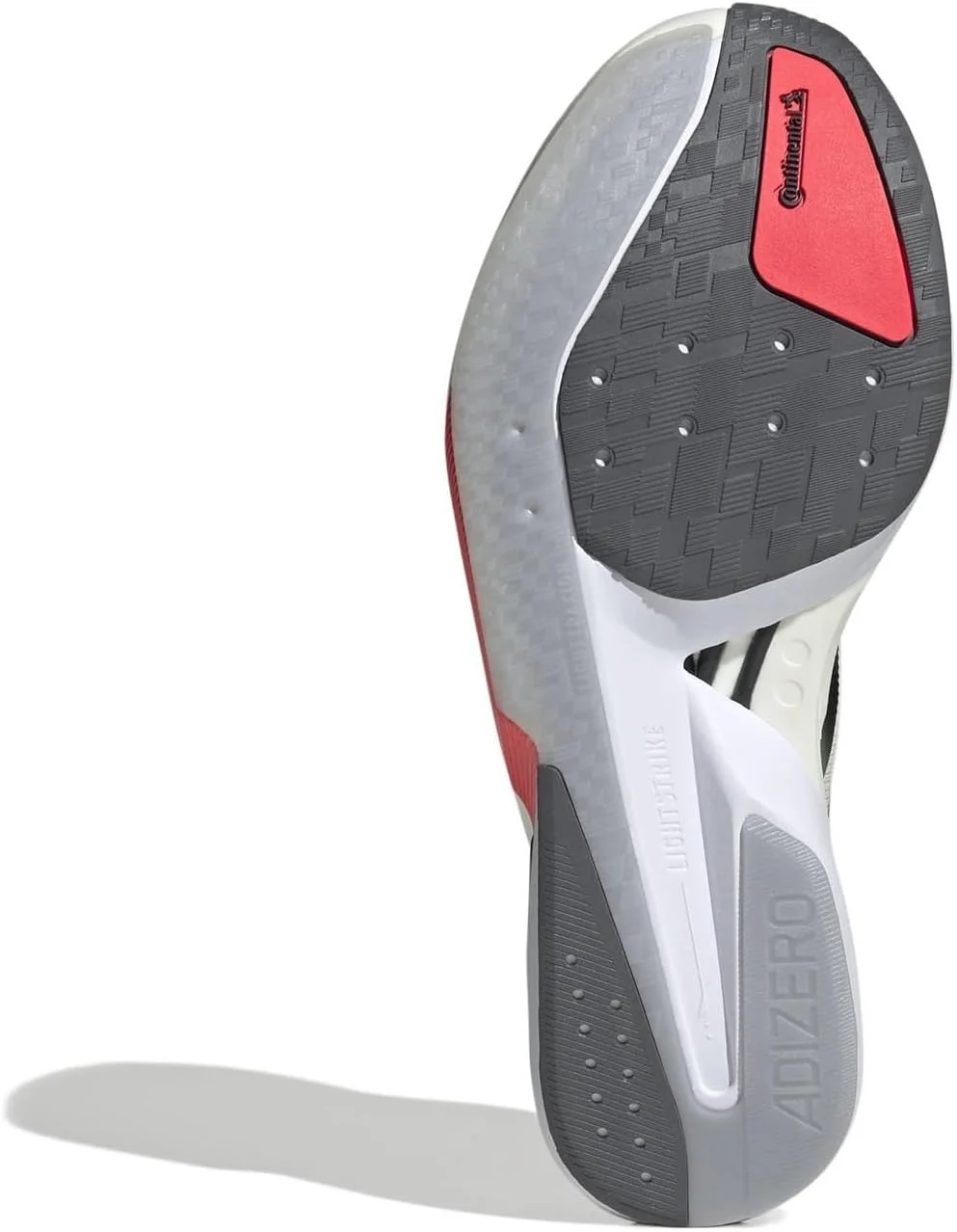 کفش های دویدن مردانه آدیداس آدیزرو بوستون 13 سفید/قرمز سایز 12 انگلستان