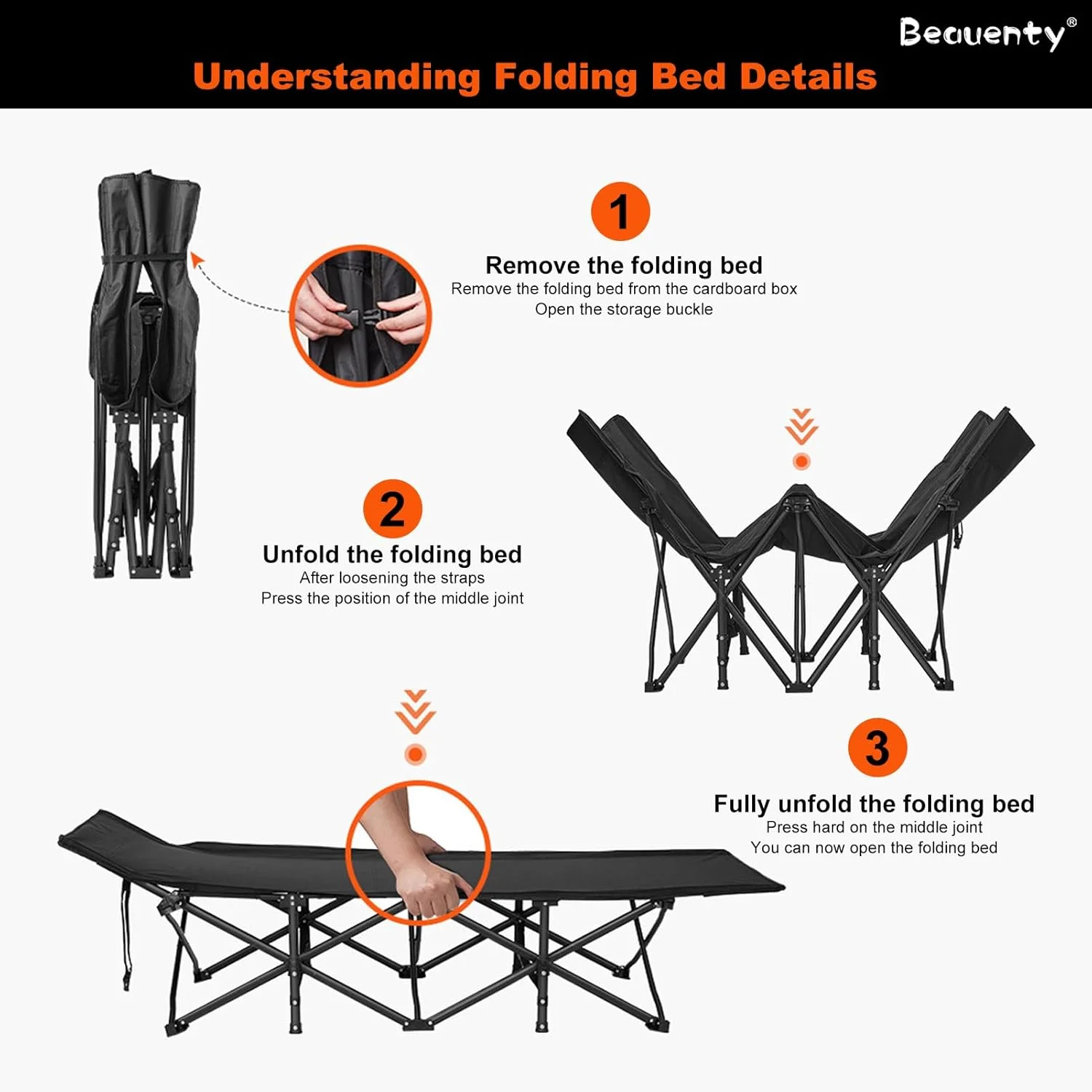 تختخواب تاشو مسافرتی Beauenty، تخت کمپینگ تاشو با تشک، تختخواب سنگین وزن، تخت اسکورت، صندلی استراحت برای پیاده روی، استخر، ساحل، پاسیو، دفتر و خانه (مدل 1) تختخواب تاشو مسافرتی Beauenty، تخت کمپینگ تاشو با تشک، تختخواب سنگین وزن، تخت اسکورت، صندلی استراحت برای پیاده روی، استخر، ساحل، پاسیو، دفتر و خانه (مدل 1)