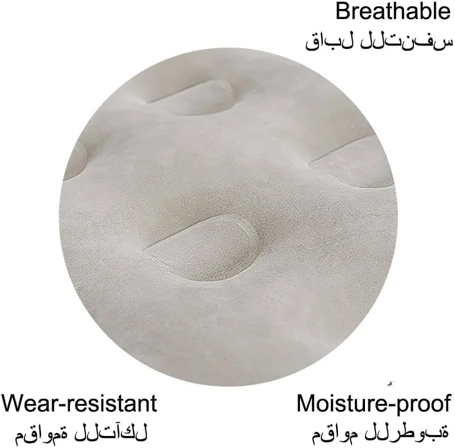 تخت بادی اتوماتیک برای تشک های خواب در فضای باز با پمپ داخلی، تخت بادی خود باد شونده سریع برای کمپینگ، منزل، مسافرت قابل حمل (دو نفره)