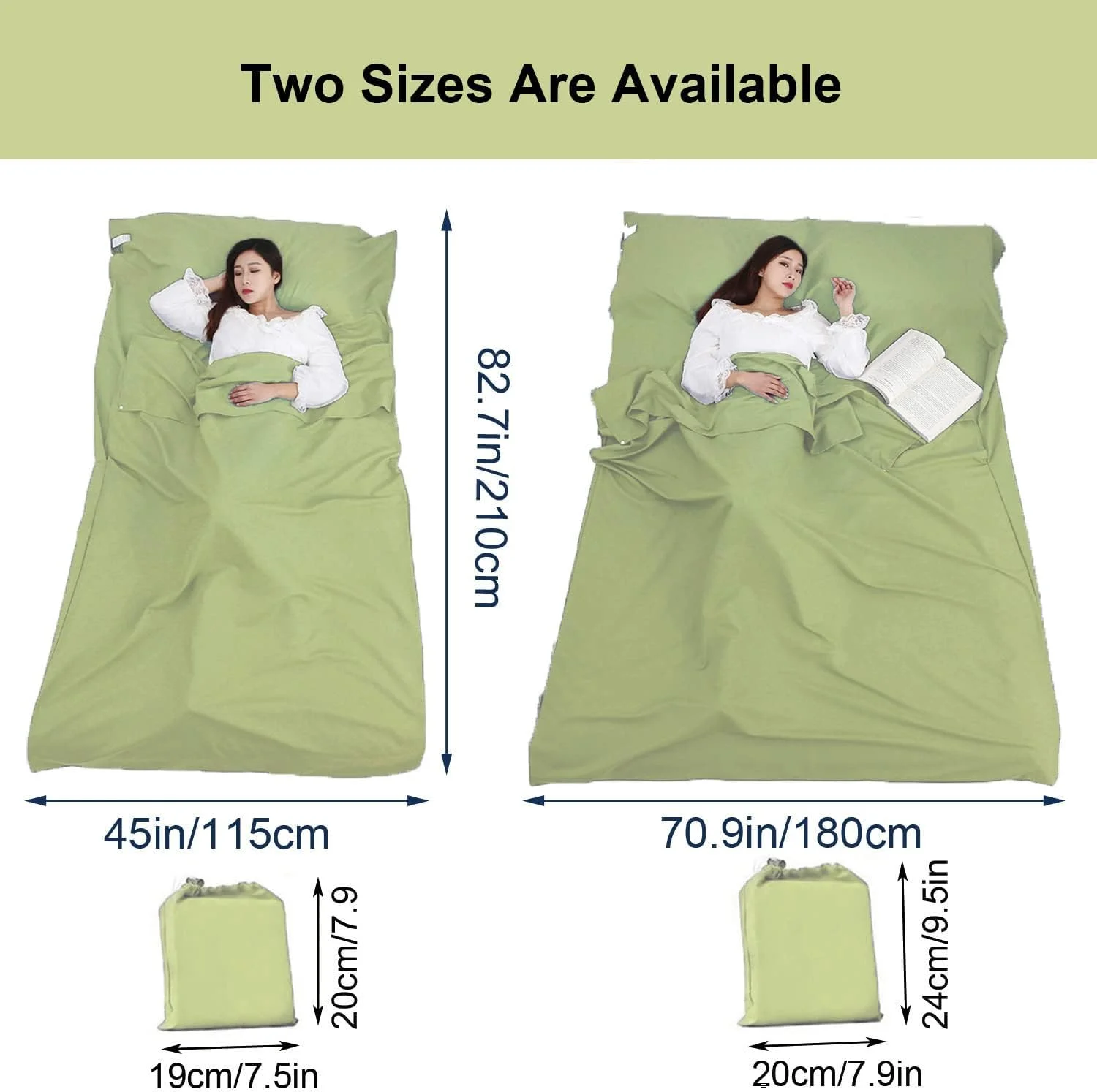 ملحفه کیسه خواب آزونی، قابل حمل برای مسافرت، کمپینگ، منزل، ملحفه تخت خواب راحت، سبک وزن، قابل تنفس، کیسه های فشرده هتلی ملحفه کیسه خواب آزونی، قابل حمل برای مسافرت، کمپینگ، منزل، ملحفه تخت خواب راحت، سبک وزن، قابل تنفس، کیسه های فشرده هتلی