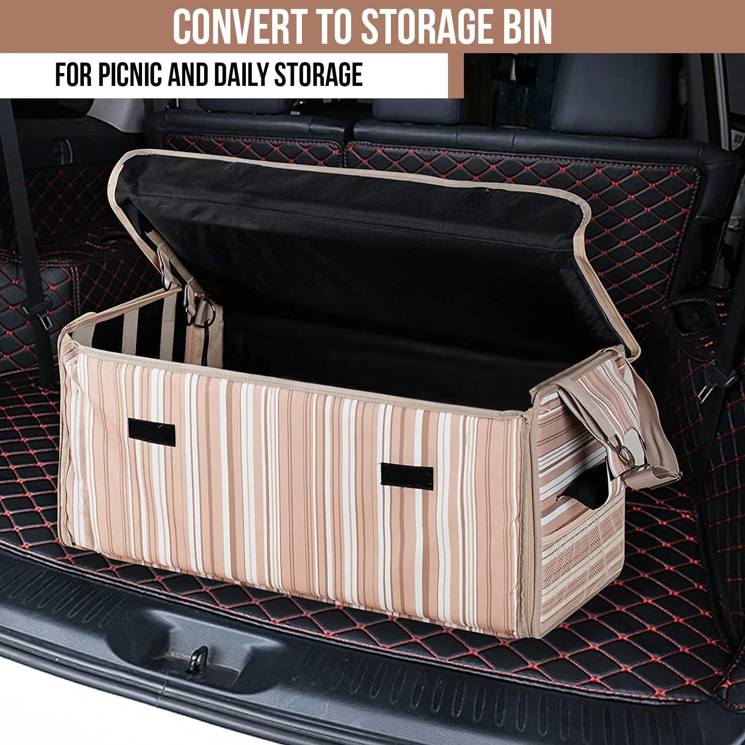 تشک بادی تاشو و قابل حمل خودرو Allextreme CB-S02 با طراحی پلی استر و سازمان دهنده چند منظوره برای مسافرت، کمپینگ و پیک نیک نوزاد و کودک (بژ) تشک بادی تاشو و قابل حمل خودرو Allextreme CB-S02 با طراحی پلی استر و سازمان دهنده چند منظوره برای مسافرت، کمپینگ و پیک نیک نوزاد و کودک (بژ)