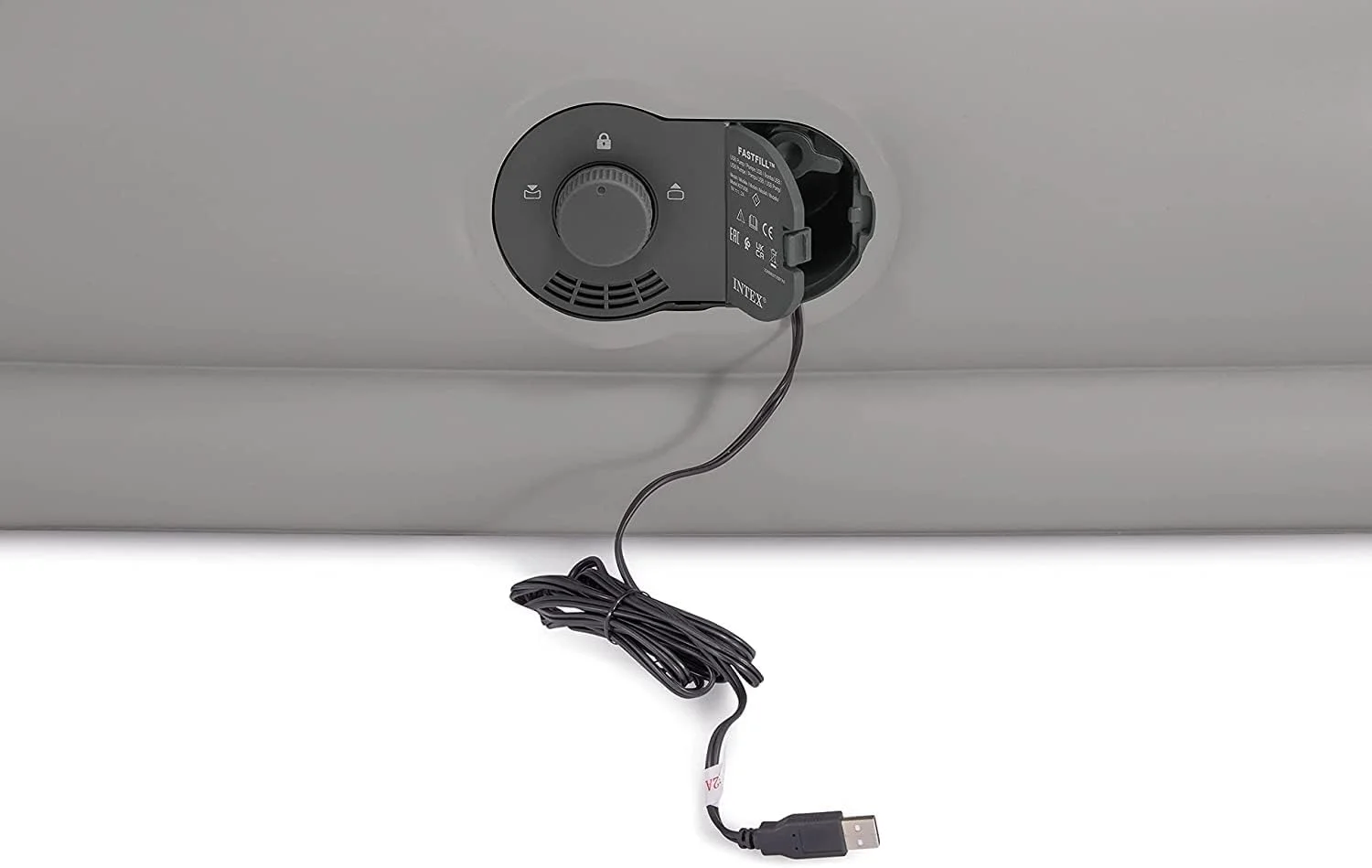 تشک بادی استاندارد اینتکس مدل 64112E Dura-Beam Prestige: فایبر-تک - سایز یک نفره - پمپ برقی USB داخلی - ارتفاع 30 سانتی متر - ظرفیت وزن 136 کیلوگرم، خاکستری تشک بادی استاندارد اینتکس مدل 64112E Dura-Beam Prestige: فایبر-تک - سایز یک نفره - پمپ برقی USB داخلی - ارتفاع 30 سانتی متر - ظرفیت وزن 136 کیلوگرم، خاکستری