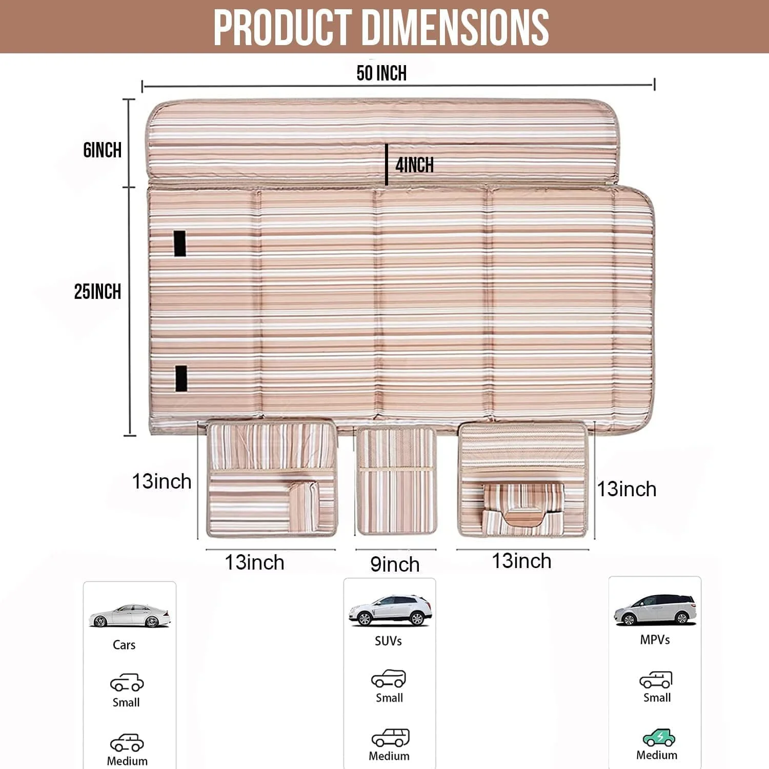 تشک بادی تاشو و قابل حمل خودرو Allextreme CB-S02 با طراحی پلی استر و سازمان دهنده چند منظوره برای مسافرت، کمپینگ و پیک نیک نوزاد و کودک (بژ) تشک بادی تاشو و قابل حمل خودرو Allextreme CB-S02 با طراحی پلی استر و سازمان دهنده چند منظوره برای مسافرت، کمپینگ و پیک نیک نوزاد و کودک (بژ)
