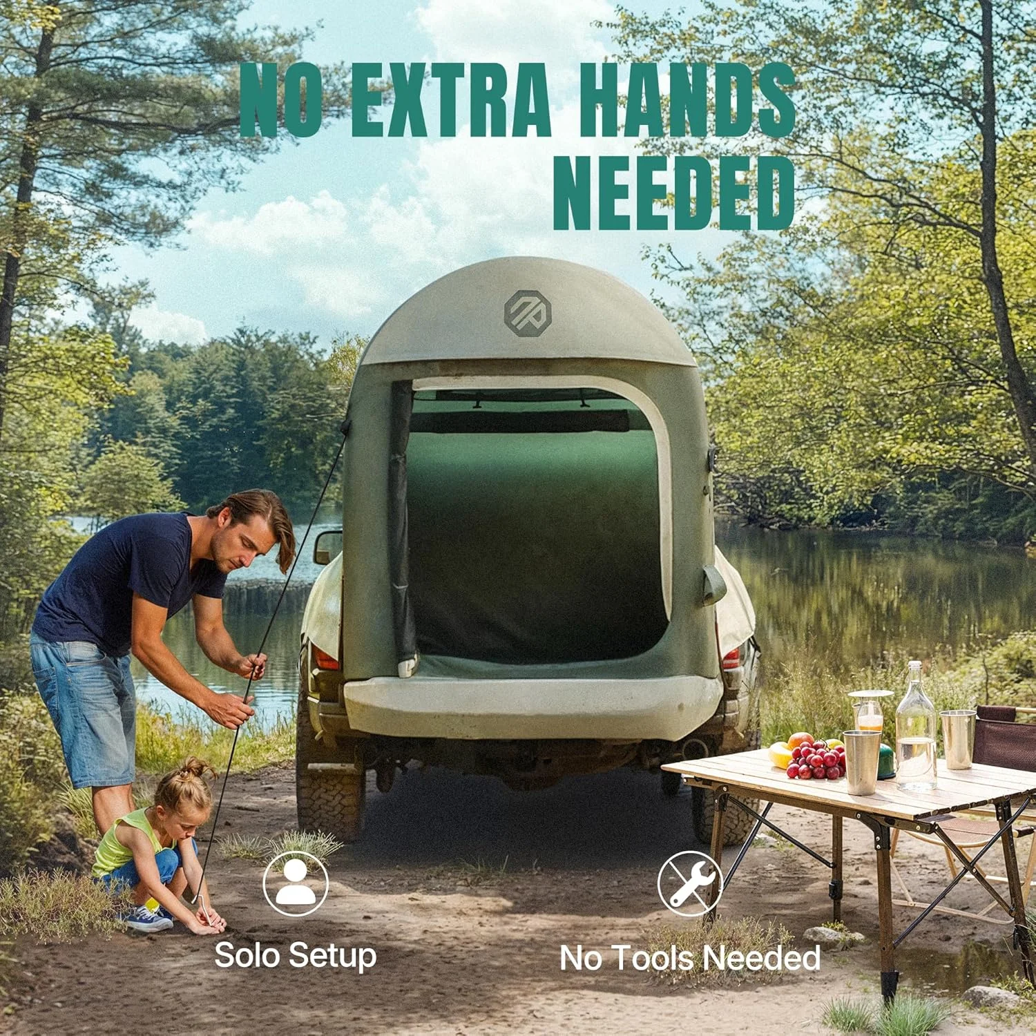 چادر بادی وانت نیفین، مناسب برای تخت وانت 5.5 تا 8 فوت، مناسب برای 2+1 نفر/خانواده، نصب سریع 2 دقیقه ای، ضد آب PU 3000mm و مقاوم در برابر باد، فضای داخلی بزرگ برای مناظر مختلف چادر بادی وانت نیفین، مناسب برای تخت وانت 5.5 تا 8 فوت، مناسب برای 2+1 نفر/خانواده، نصب سریع 2 دقیقه ای، ضد آب PU 3000mm و مقاوم در برابر باد، فضای داخلی بزرگ برای مناظر مختلف