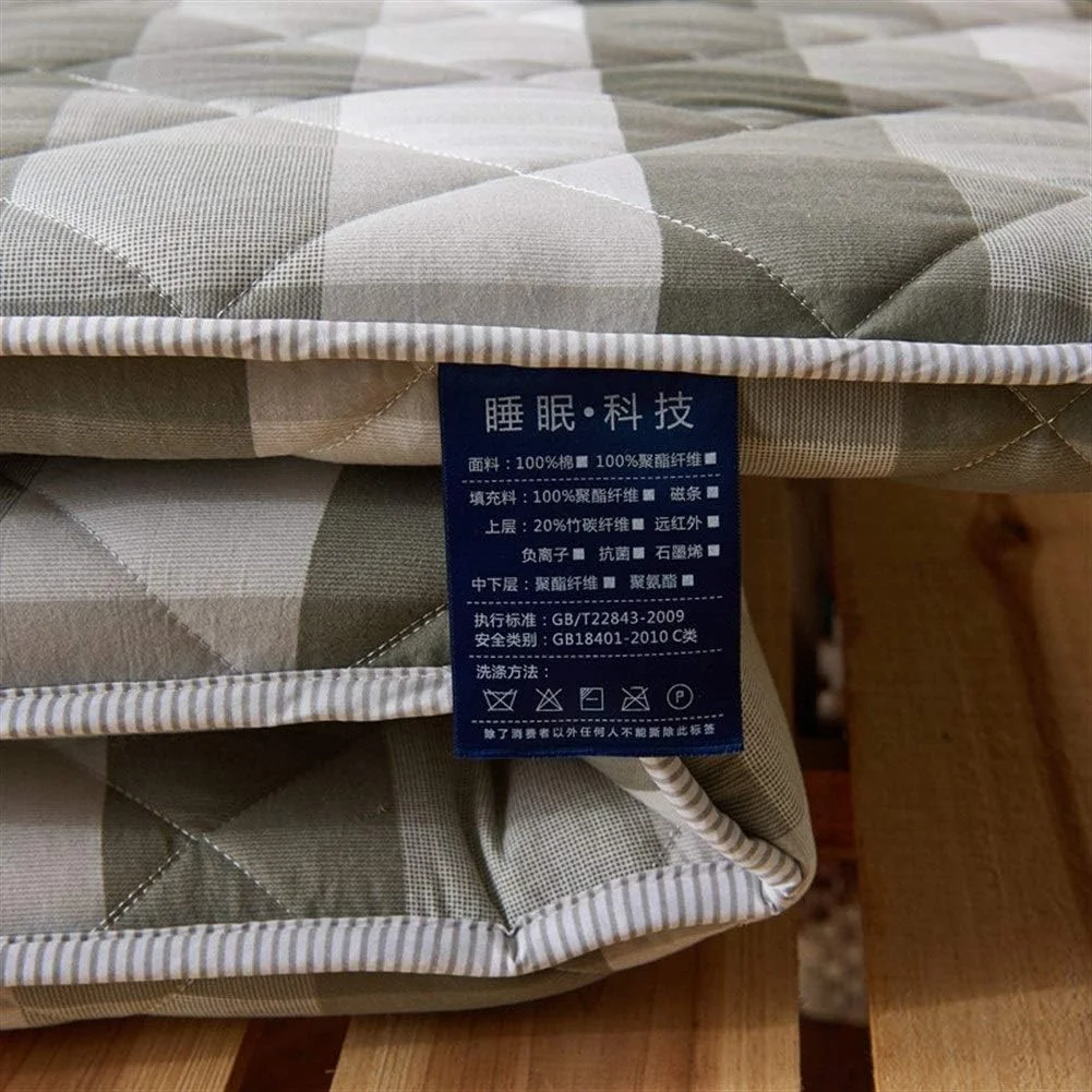 تشک فوتون تاشو نرم AD&HD، پد خواب تاتامی ژاپنی قابل حمل راحت و تنفسی، تشک کف برای خوابگاه کمپینگ (رنگ: B، سایز: Twin: 90x200cm)