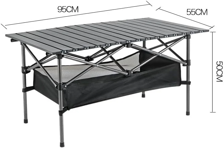 میز تاشو کمپینگ TOYBY، میز تاشو با کیف حمل، میز پیک نیک فلزی میز ساحلی تاشو، میز بزرگ فضای باز میز قابل حمل، میز تاشو سنگین برای پیاده روی، باربیکیو میز تاشو کمپینگ TOYBY، میز تاشو با کیف حمل، میز پیک نیک فلزی میز ساحلی تاشو، میز بزرگ فضای باز میز قابل حمل، میز تاشو سنگین برای پیاده روی، باربیکیو