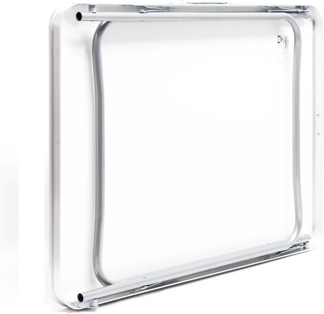 میز تاشو سنگین YU WELL، ایده آل برای رویدادهای فضای باز، میز پیک نیک، مهمانی باربیکیو، میز کمپینگ، حمل آسان با دستگیره، سبک وزن، میز قابل حمل (سفید، 60X80CM) میز تاشو سنگین YU WELL، ایده آل برای رویدادهای فضای باز، میز پیک نیک، مهمانی باربیکیو، میز کمپینگ، حمل آسان با دستگیره، سبک وزن، میز قابل حمل (سفید، 60X80CM)