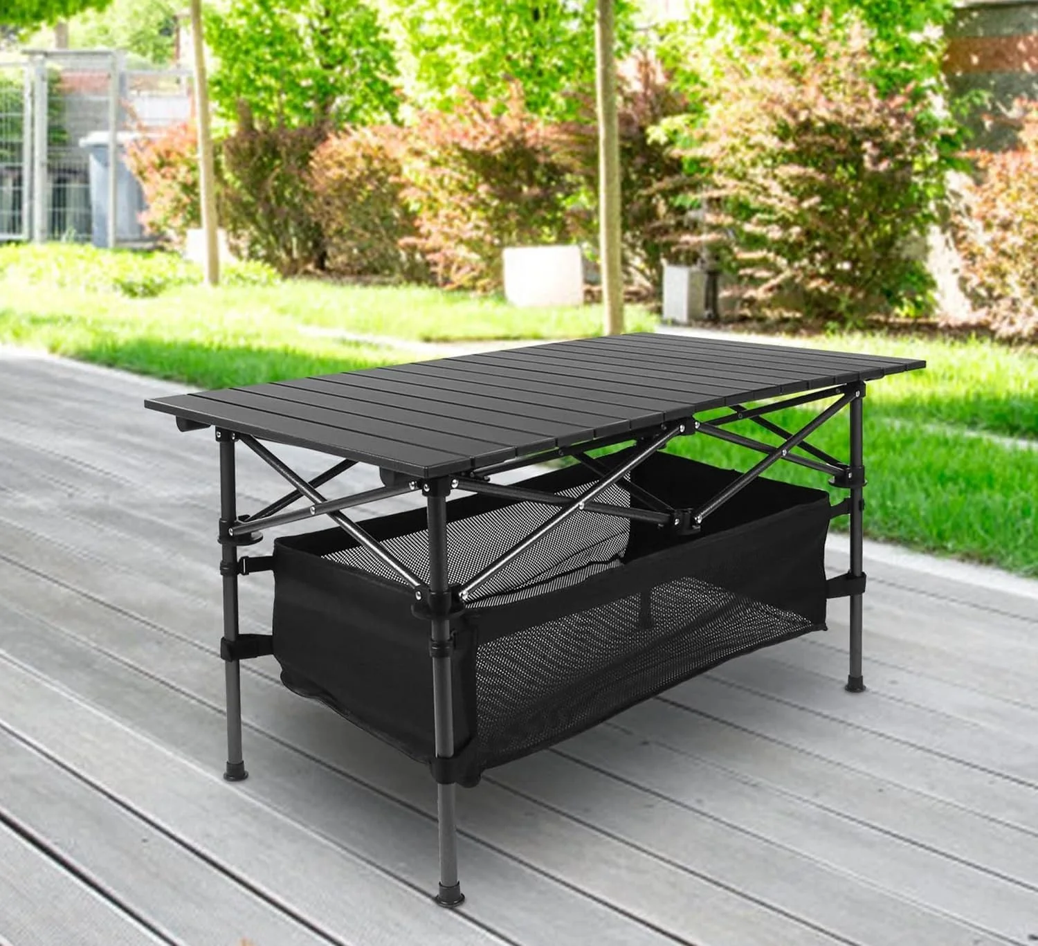 میز تاشو آلومینیومی کمپینگ Eoptify، میز کمپینگ تاشو با ارتفاع قابل تنظیم، میز سبک وزن فضای باز برای کمپینگ، پیک نیک، باربیکیو، ساحل، مهمانی، میز قابل حمل با توری ذخیره سازی و کیف حمل میز تاشو آلومینیومی کمپینگ Eoptify، میز کمپینگ تاشو با ارتفاع قابل تنظیم، میز سبک وزن فضای باز برای کمپینگ، پیک نیک، باربیکیو، ساحل، مهمانی، میز قابل حمل با توری ذخیره سازی و کیف حمل