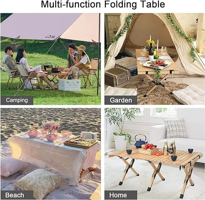 میز پیک نیک تاشو قابل حمل GGEROU با کیف حمل، میزهای تاشو کمپینگ، قاب آلومینیومی و میز چوبی، مناسب برای 4-6 نفر، برای باربیکیو، پیک نیک، کمپ، مسافرت، ساحل، پاسیو، باغ، 23 * 45 اینچ (B) میز پیک نیک تاشو قابل حمل GGEROU با کیف حمل، میزهای تاشو کمپینگ، قاب آلومینیومی و میز چوبی، مناسب برای 4-6 نفر، برای باربیکیو، پیک نیک، کمپ، مسافرت، ساحل، پاسیو، باغ، 23 * 45 اینچ (B)