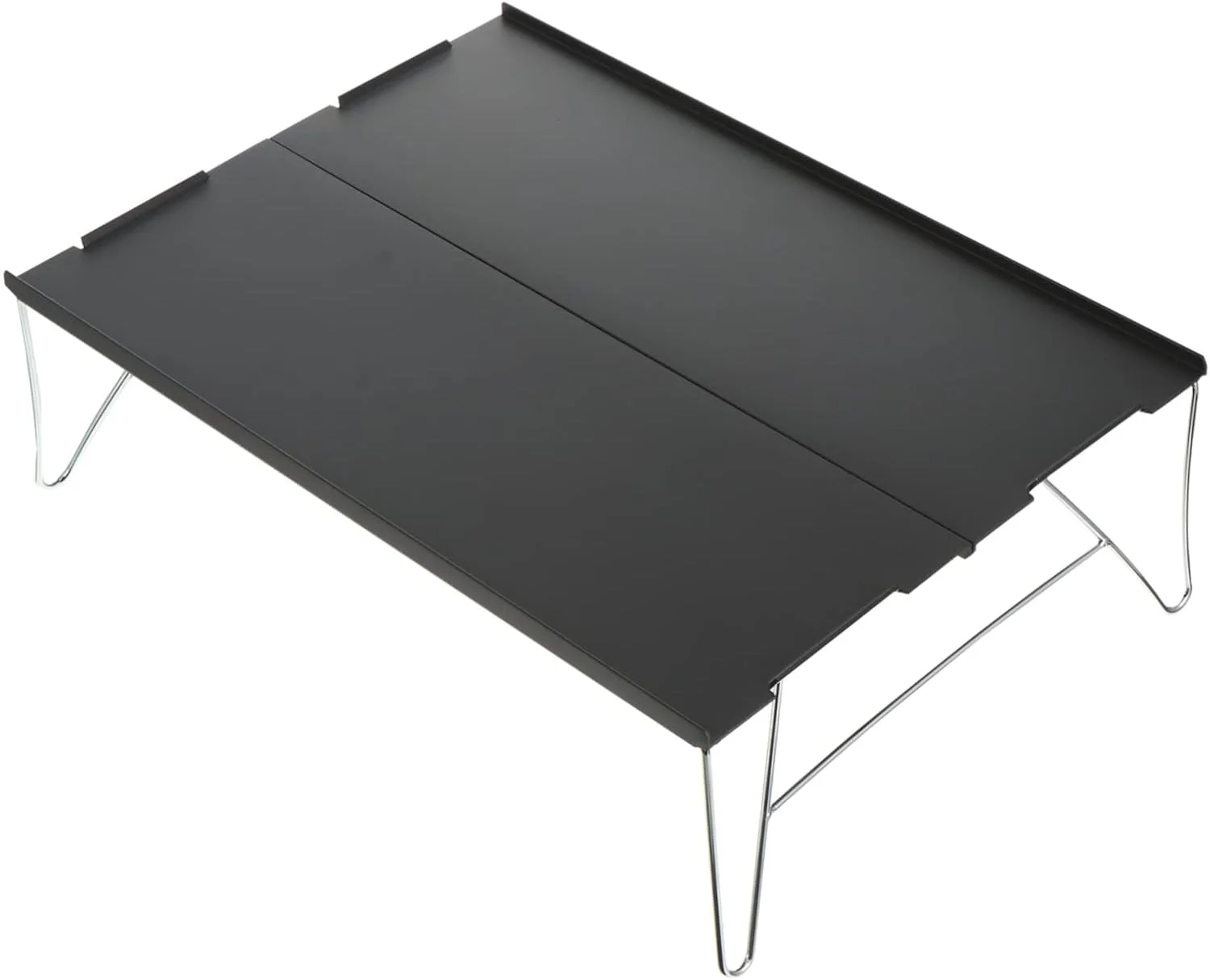 میز تاشو آلومینیومی SUPVOX، میز قهوه خوری کوچک، میز تاشو کمپینگ، میز پیک نیک تاشو، میز کمپینگ تاشو، مینی گریل، میز فضای باز، گریل باربیکیو، آلیاژ آلومینیوم، اتاق اسباب بازی، قابل حمل