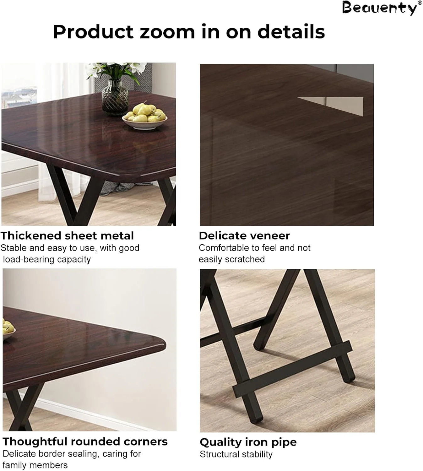 میز پیک نیک چوبی Beauenty، میز تاشو مربعی برای کمپینگ در فضای باز، میز چند منظوره 60 * 60 سانتی متر، میز کمپینگ سنگین، میز ناهار خوری چوبی، باغ، میز قهوه (قهوه ای) میز پیک نیک چوبی Beauenty، میز تاشو مربعی برای کمپینگ در فضای باز، میز چند منظوره 60 * 60 سانتی متر، میز کمپینگ سنگین، میز ناهار خوری چوبی، باغ، میز قهوه (قهوه ای)