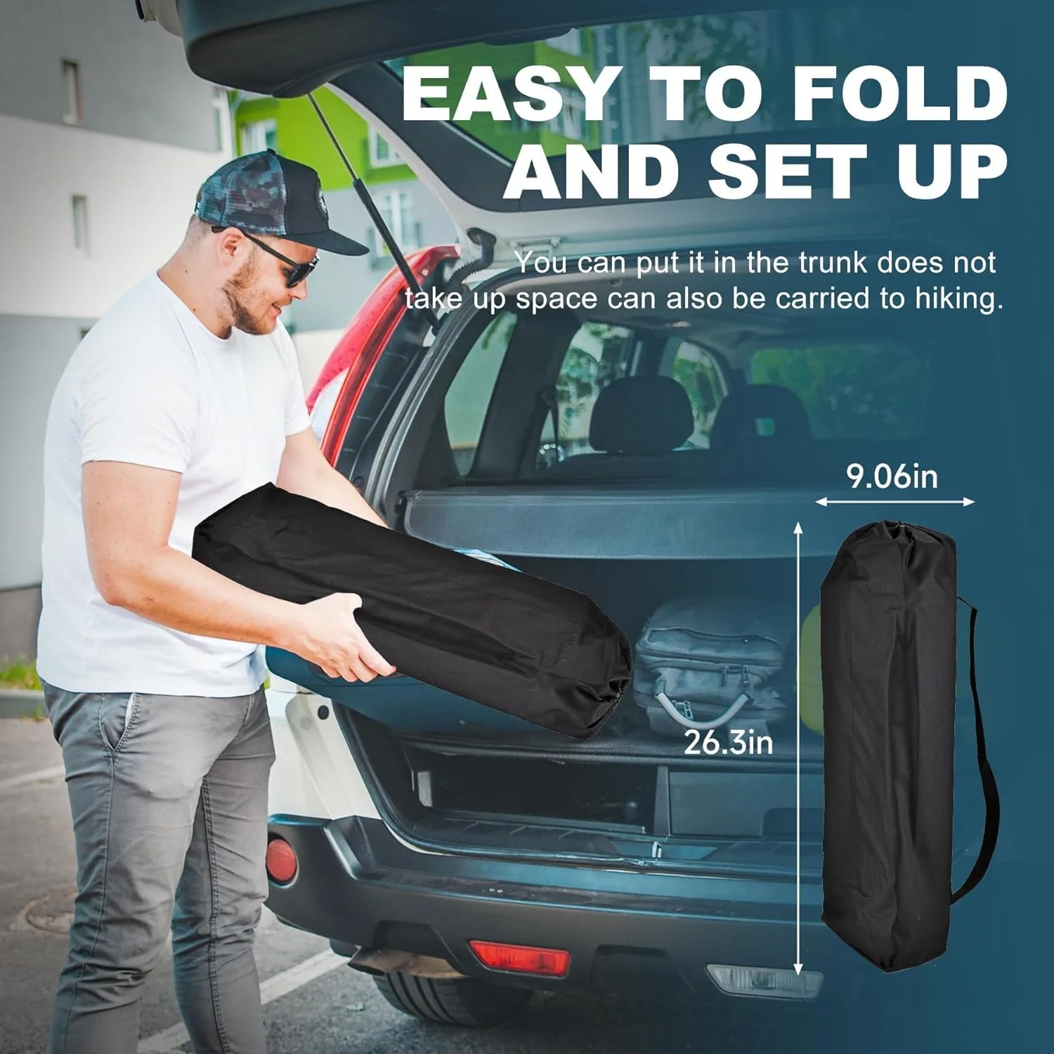 میز تاشو کمپینگ 95 * 55 * 50 سانتیمتر، میز پیک نیک کمپینگ قابل حمل، میز ساحلی تاشو آلومینیومی فوق سبک با کیف حمل، مناسب برای فضای باز، پیک نیک، آشپزی، ساحل، پیاده روی، ماهیگیری (مشکی) میز تاشو کمپینگ 95 * 55 * 50 سانتیمتر، میز پیک نیک کمپینگ قابل حمل، میز ساحلی تاشو آلومینیومی فوق سبک با کیف حمل، مناسب برای فضای باز، پیک نیک، آشپزی، ساحل، پیاده روی، ماهیگیری (مشکی)