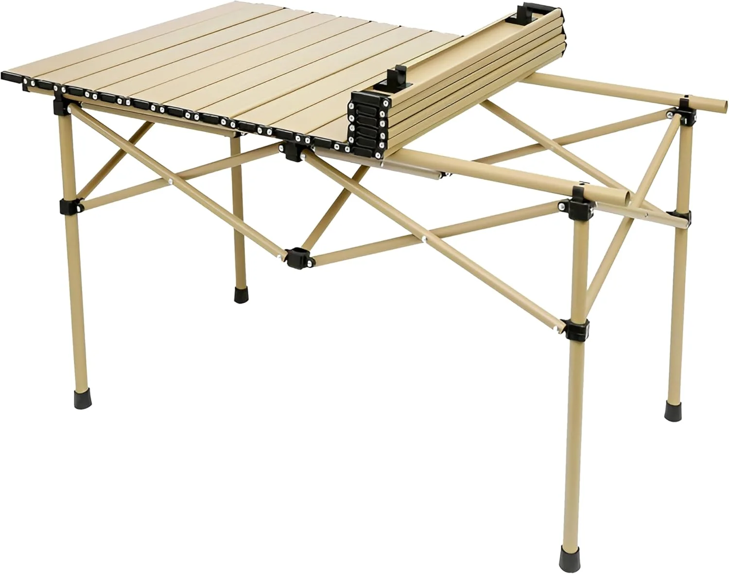 میز تاشو کمپینگ فضای باز توشیونیکس - میز رول آپ چوبی قابل حمل، سبک و بادوام با قاب فلزی و کیف نگهداری | ایده آل برای کمپینگ، پیک نیک، باربیکیو، ماهیگیری، مسافرت و ملزومات ماجراجویی در فضای باز میز تاشو کمپینگ فضای باز توشیونیکس - میز رول آپ چوبی قابل حمل، سبک و بادوام با قاب فلزی و کیف نگهداری | ایده آل برای کمپینگ، پیک نیک، باربیکیو، ماهیگیری، مسافرت و ملزومات ماجراجویی در فضای باز