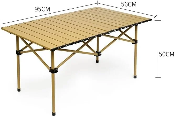میز کمپینگ تاشو قابل حمل HALAYAYA، میز کمپینگ فوق سبک با کیف حمل، میز تاشو برای پیک نیک، باربیکیو، آشپزی، کمپینگ، ساحل (M(95 * 56 * 50CM)) میز کمپینگ تاشو قابل حمل HALAYAYA، میز کمپینگ فوق سبک با کیف حمل، میز تاشو برای پیک نیک، باربیکیو، آشپزی، کمپینگ، ساحل (M(95 * 56 * 50CM))