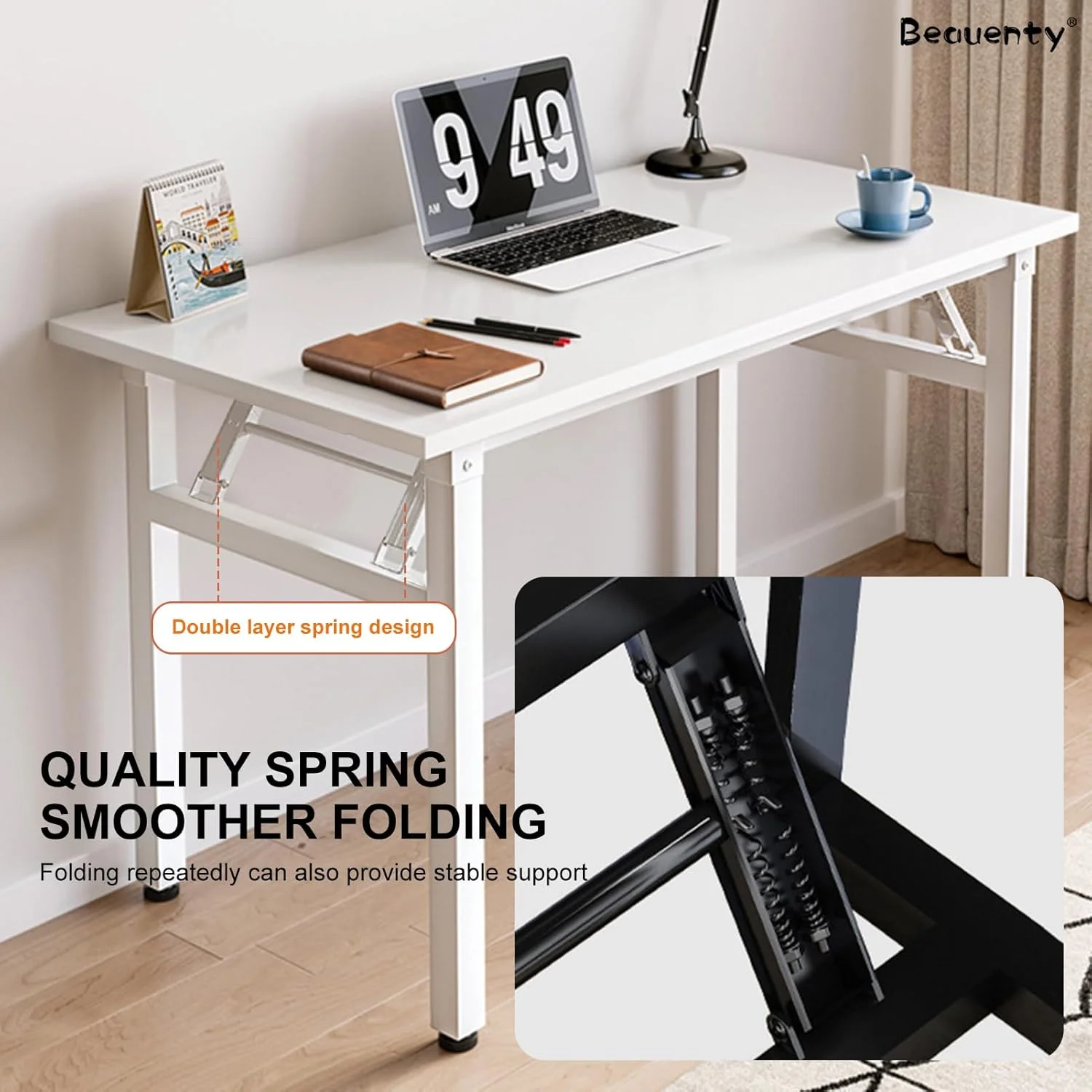 میز تاشو Beauenty، میز پیک نیک تاشو چند منظوره، میز چوبی قابل حمل برای کامپیوتر، غذاخوری، رستوران، قهوه، آشپزخانه، باغ، کمپینگ، پیک نیک، باربیکیو (استایل 5) میز تاشو Beauenty، میز پیک نیک تاشو چند منظوره، میز چوبی قابل حمل برای کامپیوتر، غذاخوری، رستوران، قهوه، آشپزخانه، باغ، کمپینگ، پیک نیک، باربیکیو (استایل 5)