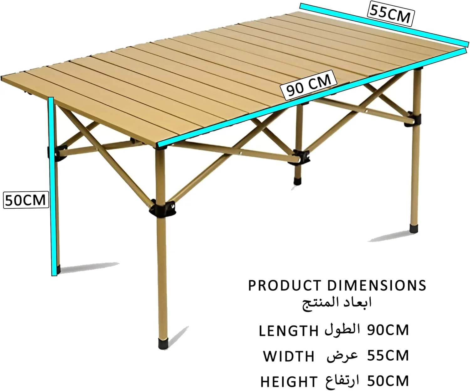 میز تاشو کمپینگ فضای باز توشیونیکس - میز رول آپ چوبی قابل حمل، سبک و بادوام با قاب فلزی و کیف نگهداری | ایده آل برای کمپینگ، پیک نیک، باربیکیو، ماهیگیری، مسافرت و ملزومات ماجراجویی در فضای باز میز تاشو کمپینگ فضای باز توشیونیکس - میز رول آپ چوبی قابل حمل، سبک و بادوام با قاب فلزی و کیف نگهداری | ایده آل برای کمپینگ، پیک نیک، باربیکیو، ماهیگیری، مسافرت و ملزومات ماجراجویی در فضای باز
