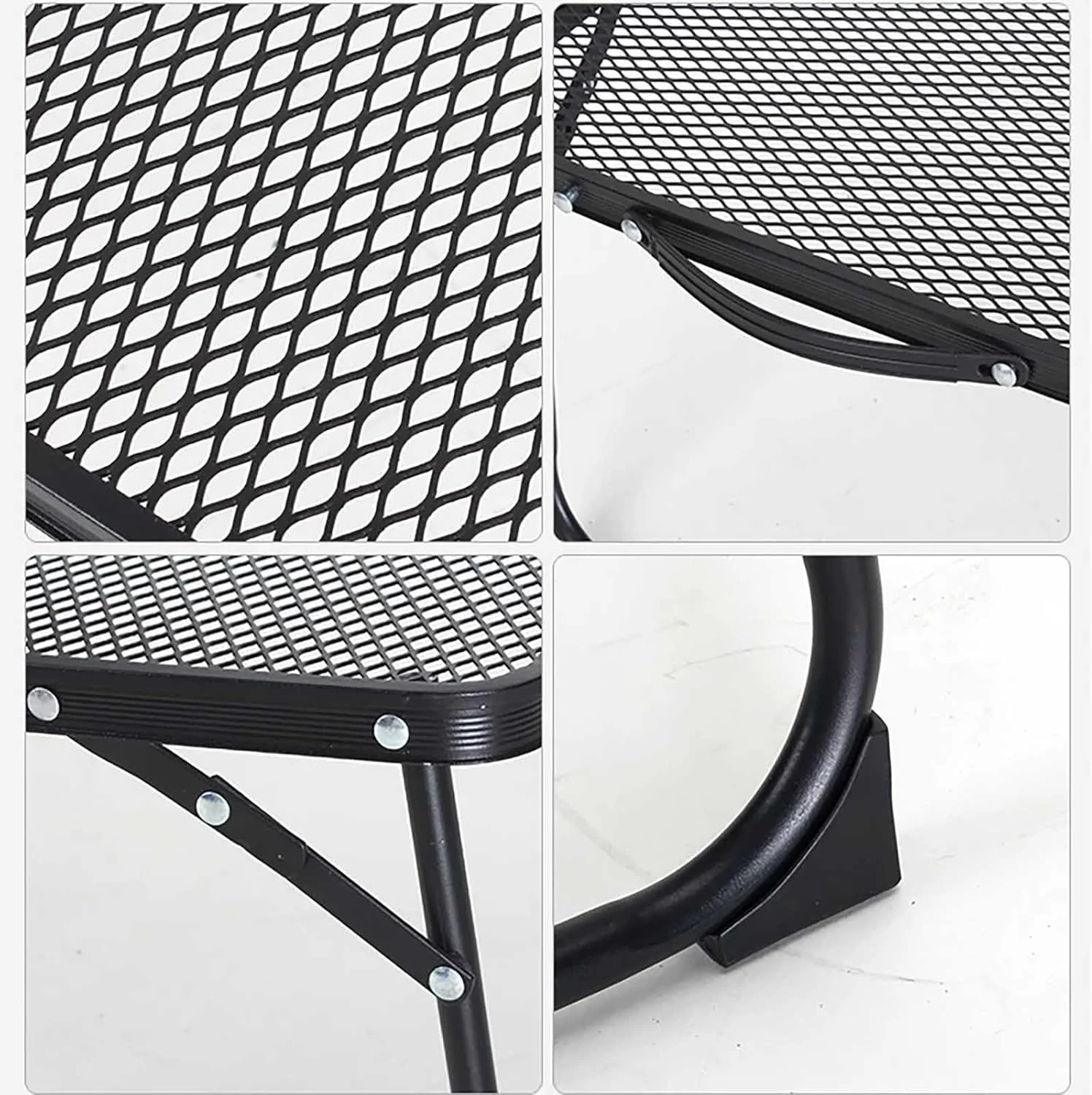 میز توری تاشو قابل حمل Emapoy، میز گریل آلومینیومی سبک وزن برای پیک نیک در فضای باز میز توری تاشو قابل حمل Emapoy، میز گریل آلومینیومی سبک وزن برای پیک نیک در فضای باز