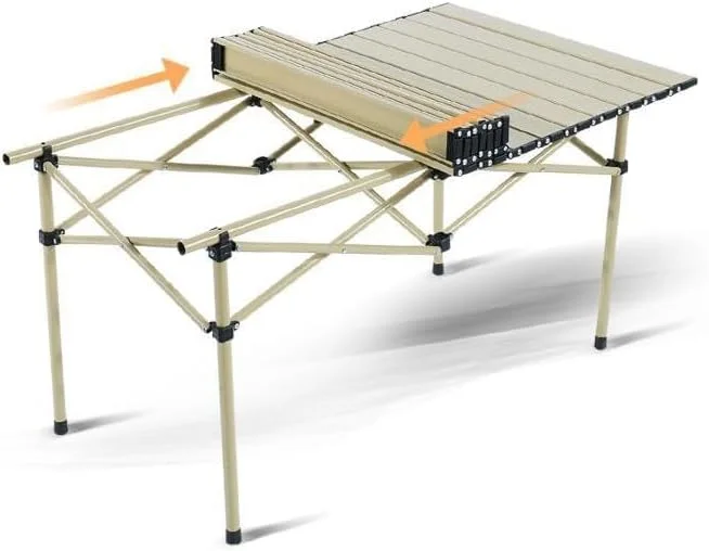 میز کمپینگ تاشو قابل حمل HALAYAYA، میز کمپینگ فوق سبک با کیف حمل، میز تاشو برای پیک نیک، باربیکیو، آشپزی، کمپینگ، ساحل (M(95 * 56 * 50CM)) میز کمپینگ تاشو قابل حمل HALAYAYA، میز کمپینگ فوق سبک با کیف حمل، میز تاشو برای پیک نیک، باربیکیو، آشپزی، کمپینگ، ساحل (M(95 * 56 * 50CM))