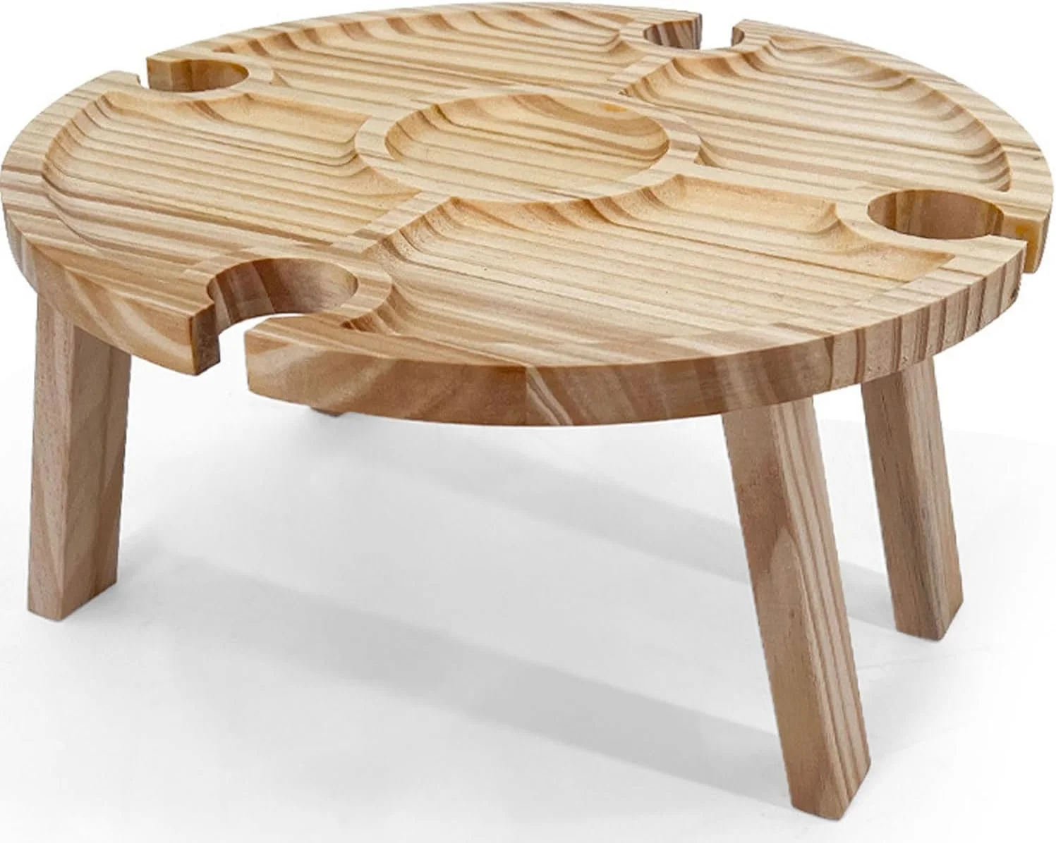 میز پیک نیک تاشو فضای باز EOPTIFY، میز چوبی کوچک ساحلی قابل حمل با جداکننده و 4 جای لیوان شراب، میز برای باغ، کمپینگ، مهمانی، ساحل، شام در فضای باز، میز چوبی با پایه های تاشو میز پیک نیک تاشو فضای باز EOPTIFY، میز چوبی کوچک ساحلی قابل حمل با جداکننده و 4 جای لیوان شراب، میز برای باغ، کمپینگ، مهمانی، ساحل، شام در فضای باز، میز چوبی با پایه های تاشو