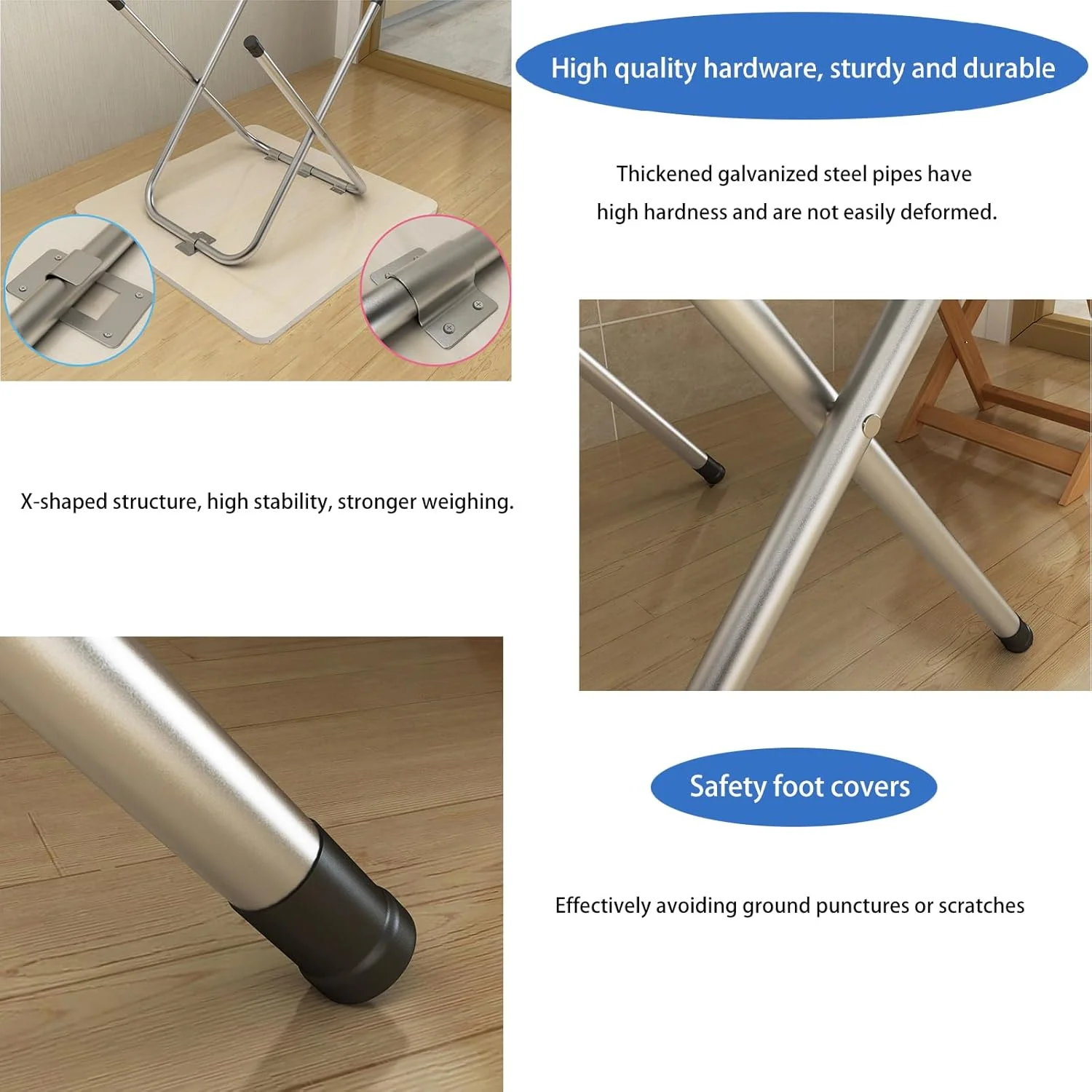 میز مربع چوبی AUTOYSUR، میز تاشو چند منظوره با پایه فلزی X شکل، میز کمپینگ قابل حمل، میز غذاخوری، باغ، پیک نیک، میز قهوه خوری 60x60 سانتی متر (گردویی) میز مربع چوبی AUTOYSUR، میز تاشو چند منظوره با پایه فلزی X شکل، میز کمپینگ قابل حمل، میز غذاخوری، باغ، پیک نیک، میز قهوه خوری 60x60 سانتی متر (گردویی)