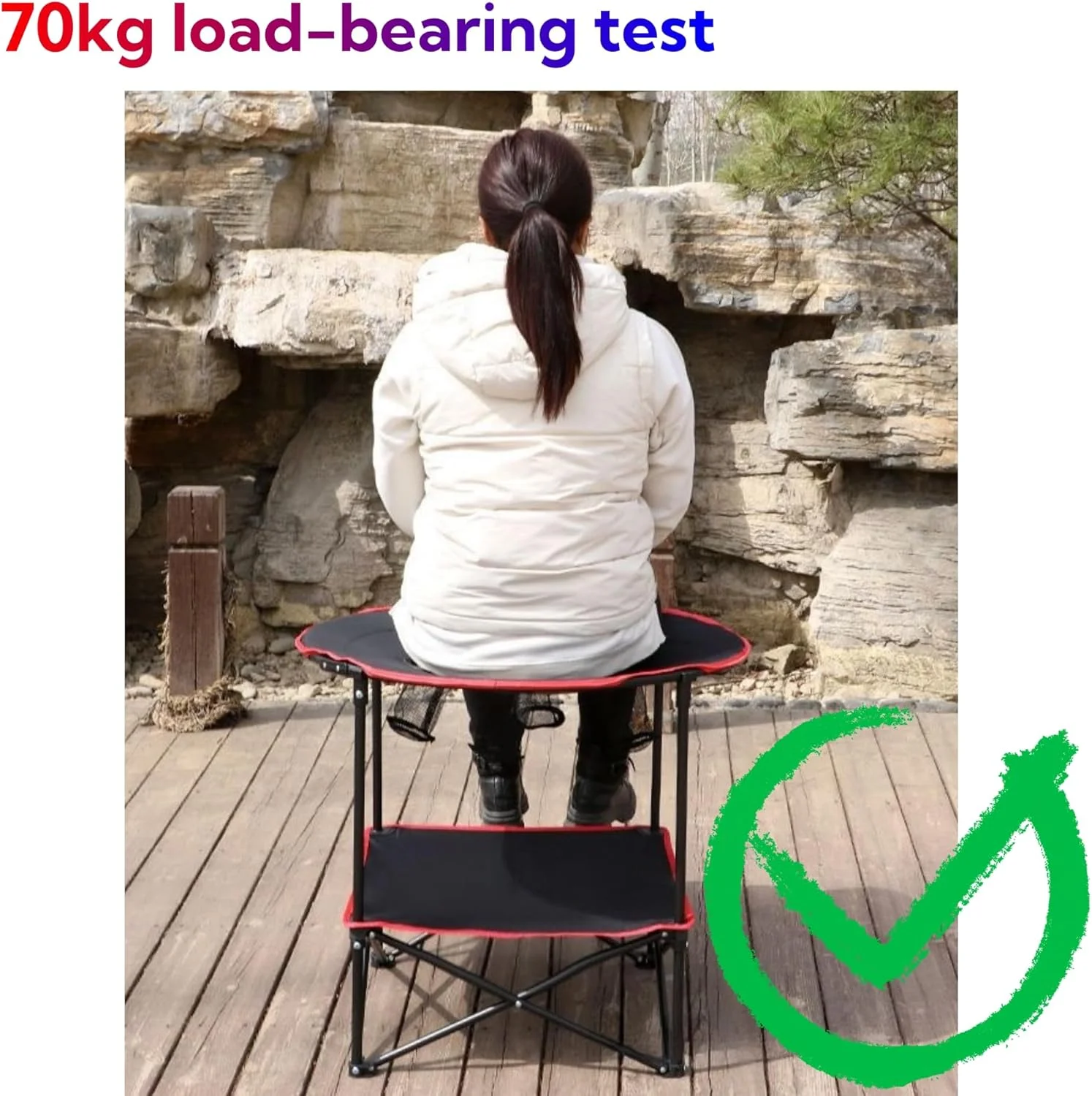 میز کمپینگ تاشو قابل حمل JDLYEVER - میز ناهارخوری تاشو فضای باز با 4 جای لیوان - ایده آل برای ساحل، پیک نیک، کمپینگ - پارچه آکسفورد ضد آب 600D بادوام - 72.8x61.9x50.8 سانتی متر - قاب آلیاژ آلومینیوم میز کمپینگ تاشو قابل حمل JDLYEVER - میز ناهارخوری تاشو فضای باز با 4 جای لیوان - ایده آل برای ساحل، پیک نیک، کمپینگ - پارچه آکسفورد ضد آب 600D بادوام - 72.8x61.9x50.8 سانتی متر - قاب آلیاژ آلومینیوم