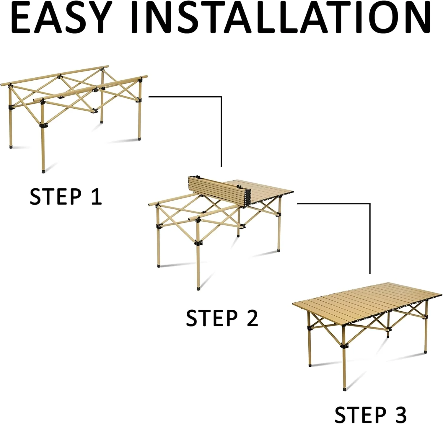 میز تاشو کمپینگ فضای باز توشیونیکس - میز رول آپ چوبی قابل حمل، سبک و بادوام با قاب فلزی و کیف نگهداری | ایده آل برای کمپینگ، پیک نیک، باربیکیو، ماهیگیری، مسافرت و ملزومات ماجراجویی در فضای باز میز تاشو کمپینگ فضای باز توشیونیکس - میز رول آپ چوبی قابل حمل، سبک و بادوام با قاب فلزی و کیف نگهداری | ایده آل برای کمپینگ، پیک نیک، باربیکیو، ماهیگیری، مسافرت و ملزومات ماجراجویی در فضای باز