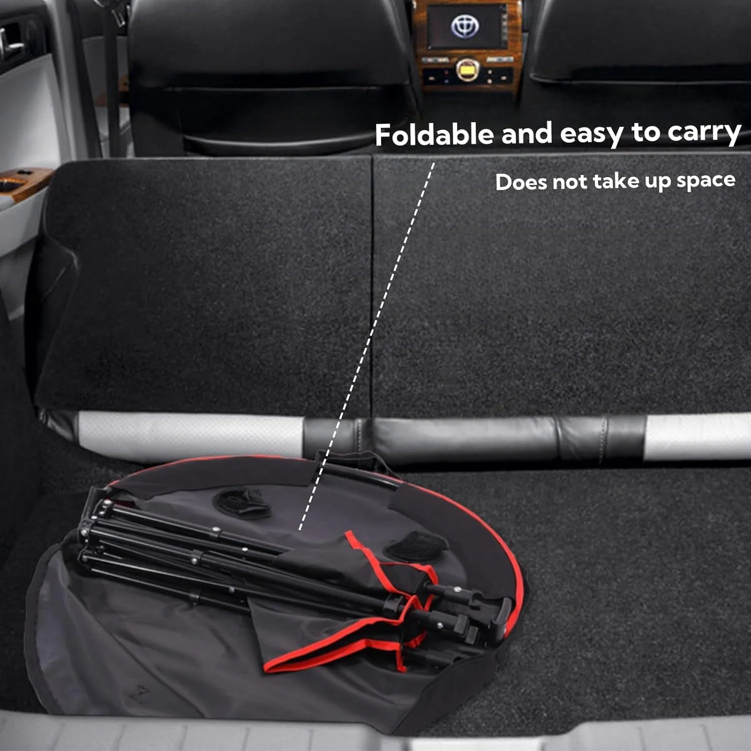 میز کمپینگ تاشو قابل حمل JDLYEVER - میز ناهارخوری تاشو فضای باز با 4 جای لیوان - ایده آل برای ساحل، پیک نیک، کمپینگ - پارچه آکسفورد ضد آب 600D بادوام - 72.8x61.9x50.8 سانتی متر - قاب آلیاژ آلومینیوم میز کمپینگ تاشو قابل حمل JDLYEVER - میز ناهارخوری تاشو فضای باز با 4 جای لیوان - ایده آل برای ساحل، پیک نیک، کمپینگ - پارچه آکسفورد ضد آب 600D بادوام - 72.8x61.9x50.8 سانتی متر - قاب آلیاژ آلومینیوم