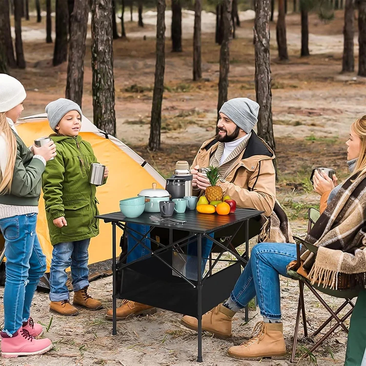 میز تاشو آچارد، میز تاشو کمپینگ، میز رول تاپ با کیف توری، میز رول آپ با سازمان دهنده توری و کیف حمل، میز تاشو ساحلی برای کمپینگ، ساحل، پیک نیک، باربیکیو (53 * 50 * 50 سانتی متر) میز تاشو آچارد، میز تاشو کمپینگ، میز رول تاپ با کیف توری، میز رول آپ با سازمان دهنده توری و کیف حمل، میز تاشو ساحلی برای کمپینگ، ساحل، پیک نیک، باربیکیو (53 * 50 * 50 سانتی متر)