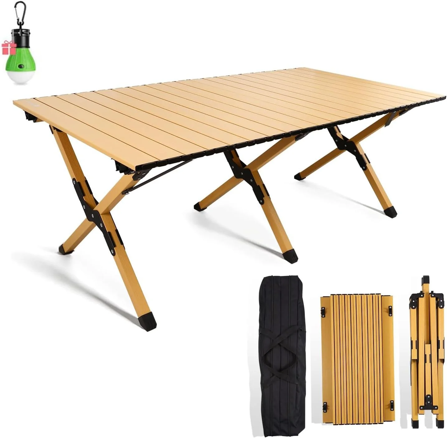 میز تاشو بزرگ کمپینگ STAYOUNG، 115x60 سانتی متر، میز رول آپ قابل حمل با کیف حمل، قاب آلومینیومی سبک وزن برای پیک نیک در فضای باز، باربیکیو، ساحل، حیاط خلوت (قهوه ای) میز تاشو بزرگ کمپینگ STAYOUNG، 115x60 سانتی متر، میز رول آپ قابل حمل با کیف حمل، قاب آلومینیومی سبک وزن برای پیک نیک در فضای باز، باربیکیو، ساحل، حیاط خلوت (قهوه ای)