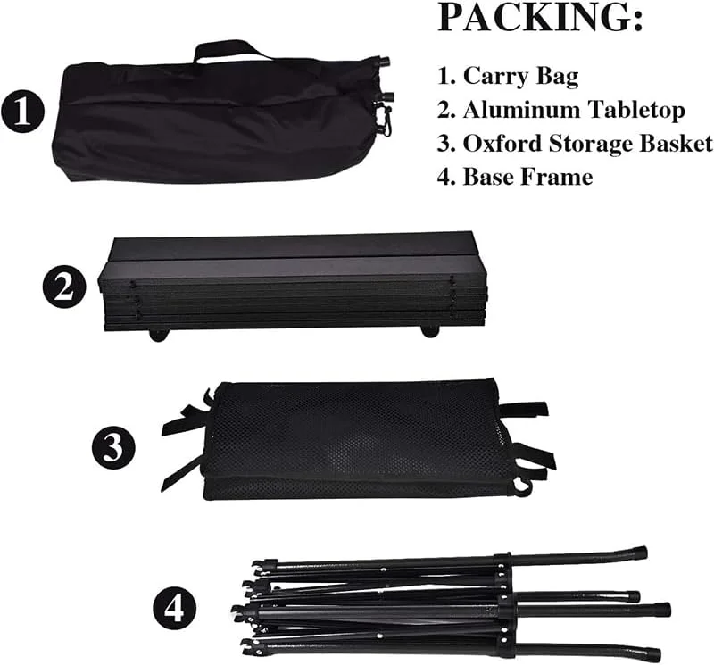 میز تاشو کمپینگ YHOME با کیف حمل، میز پیک نیک قابل حمل تاشو، میز ناهار خوری تاشو برای داخل خانه، فضای باز، کمپینگ، ساحل، حیاط خلوت، باربیکیو، مهمانی، پاسیو، پیک نیک میز تاشو کمپینگ YHOME با کیف حمل، میز پیک نیک قابل حمل تاشو، میز ناهار خوری تاشو برای داخل خانه، فضای باز، کمپینگ، ساحل، حیاط خلوت، باربیکیو، مهمانی، پاسیو، پیک نیک