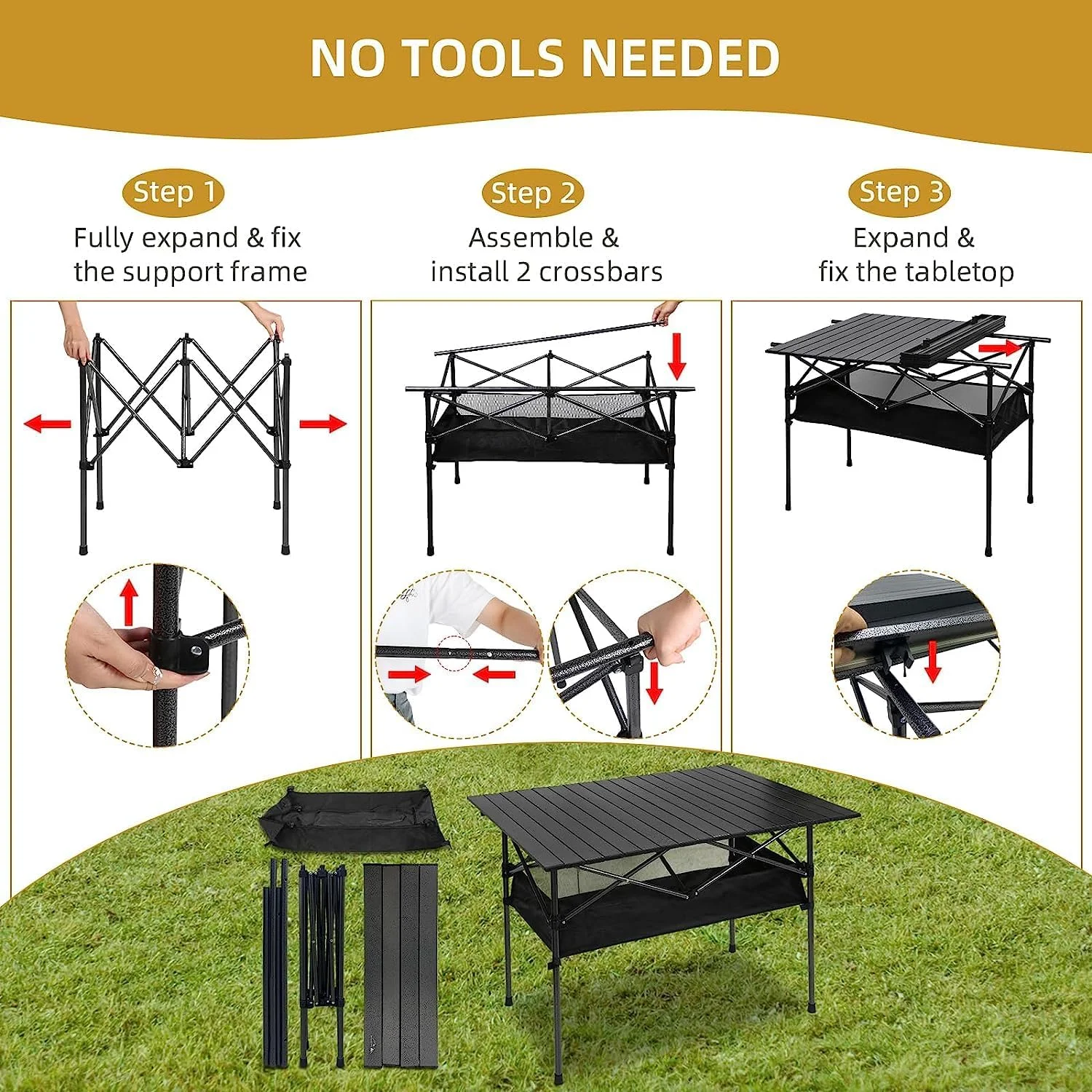 میز تاشو کمپینگ YHOME با کیف حمل، میز پیک نیک قابل حمل تاشو، میز ناهار خوری تاشو برای داخل خانه، فضای باز، کمپینگ، ساحل، حیاط خلوت، باربیکیو، مهمانی، پاسیو، پیک نیک میز تاشو کمپینگ YHOME با کیف حمل، میز پیک نیک قابل حمل تاشو، میز ناهار خوری تاشو برای داخل خانه، فضای باز، کمپینگ، ساحل، حیاط خلوت، باربیکیو، مهمانی، پاسیو، پیک نیک