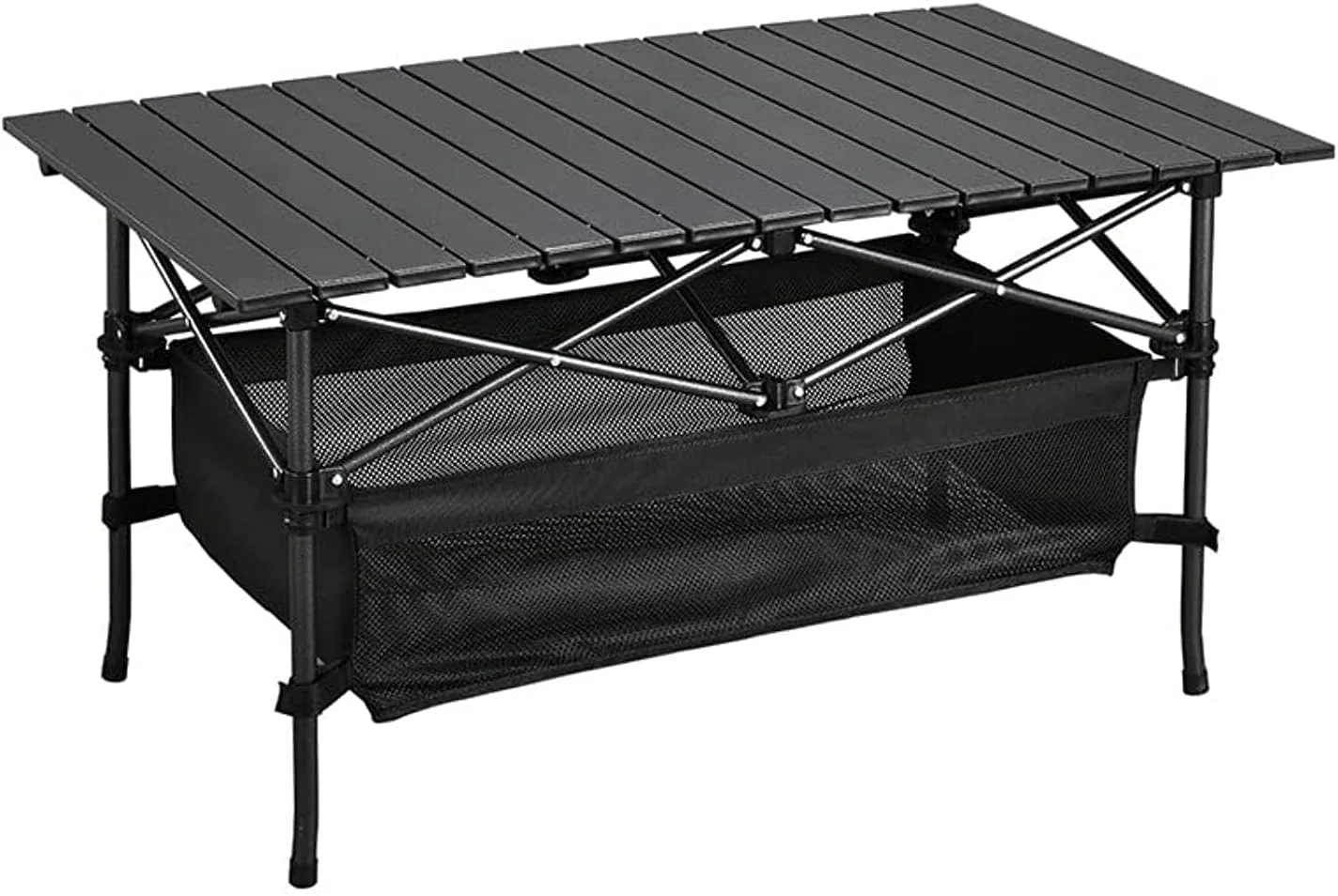 میز تاشو چوبی کمپینگ AUTOYSUR، میز پیک نیک قابل حمل با کیف حمل، میز بامبو رولی، میز کمپینگ مسافرتی فضای باز (مشکی-کوچک) میز تاشو چوبی کمپینگ AUTOYSUR، میز پیک نیک قابل حمل با کیف حمل، میز بامبو رولی، میز کمپینگ مسافرتی فضای باز (مشکی-کوچک)