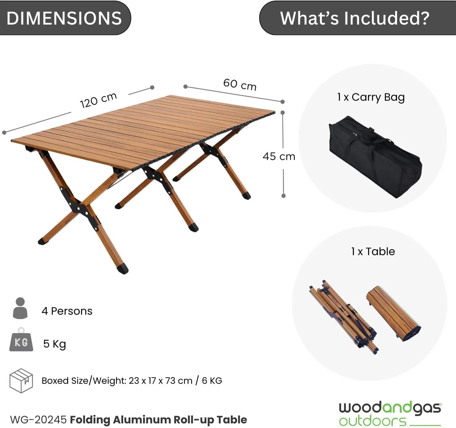 میز تاشو آلومینیومی رولی - مقاوم و قابل حمل برای پیک نیک، کمپینگ، ساحل، باغ، رویدادهای فضای باز - میز ناهار خوری تاشو سبک وزن با کیف حمل - سایز 120 x 60 سانتی متر، ارتفاع: 54 - قهوه ای میز تاشو آلومینیومی رولی - مقاوم و قابل حمل برای پیک نیک، کمپینگ، ساحل، باغ، رویدادهای فضای باز - میز ناهار خوری تاشو سبک وزن با کیف حمل - سایز 120 x 60 سانتی متر، ارتفاع: 54 - قهوه ای
